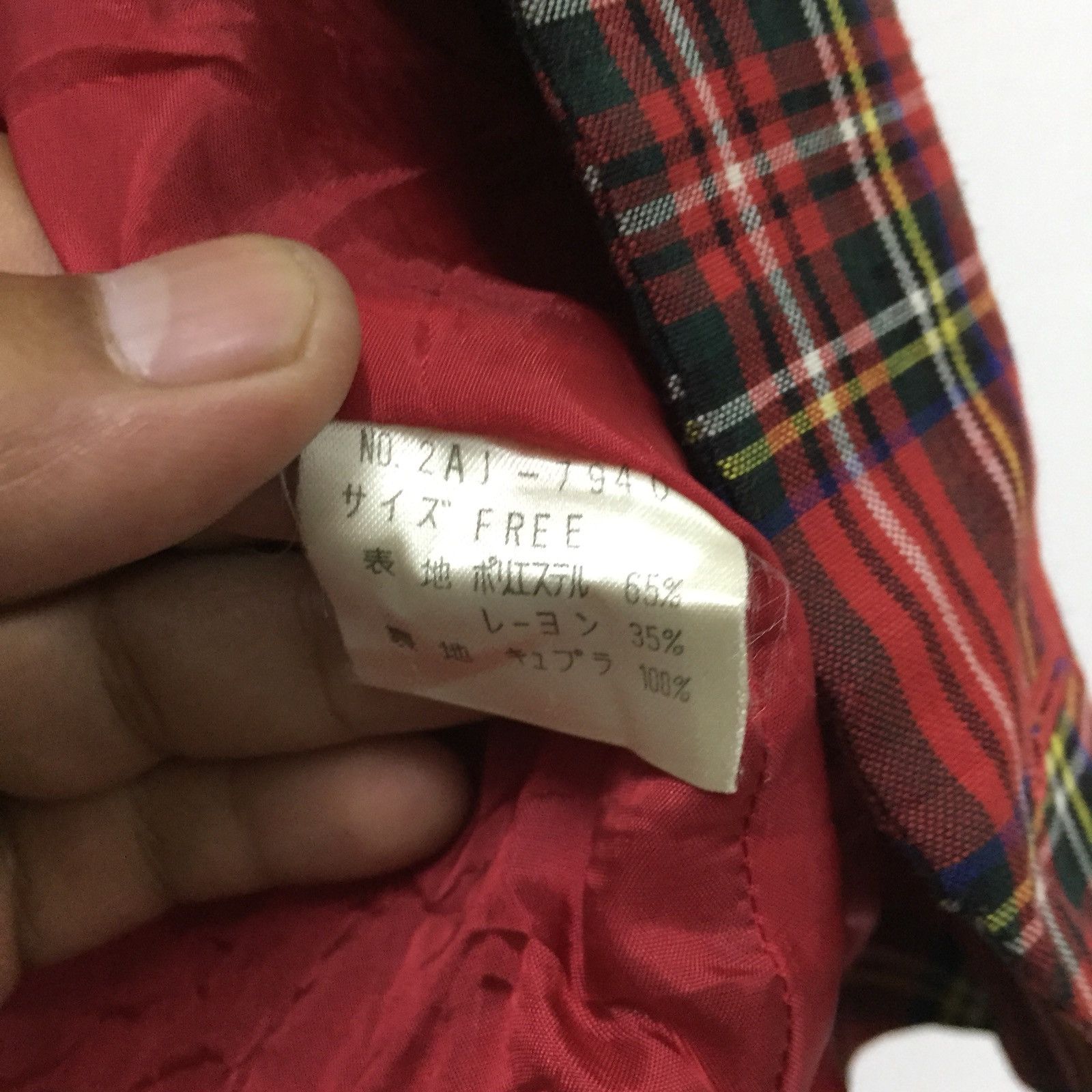 Hysteric Glamour Hysteric Glamour Red Tartan Punk Blazer (girl) Size US M / EU 48-50 / 2 - 7 Thumbnail