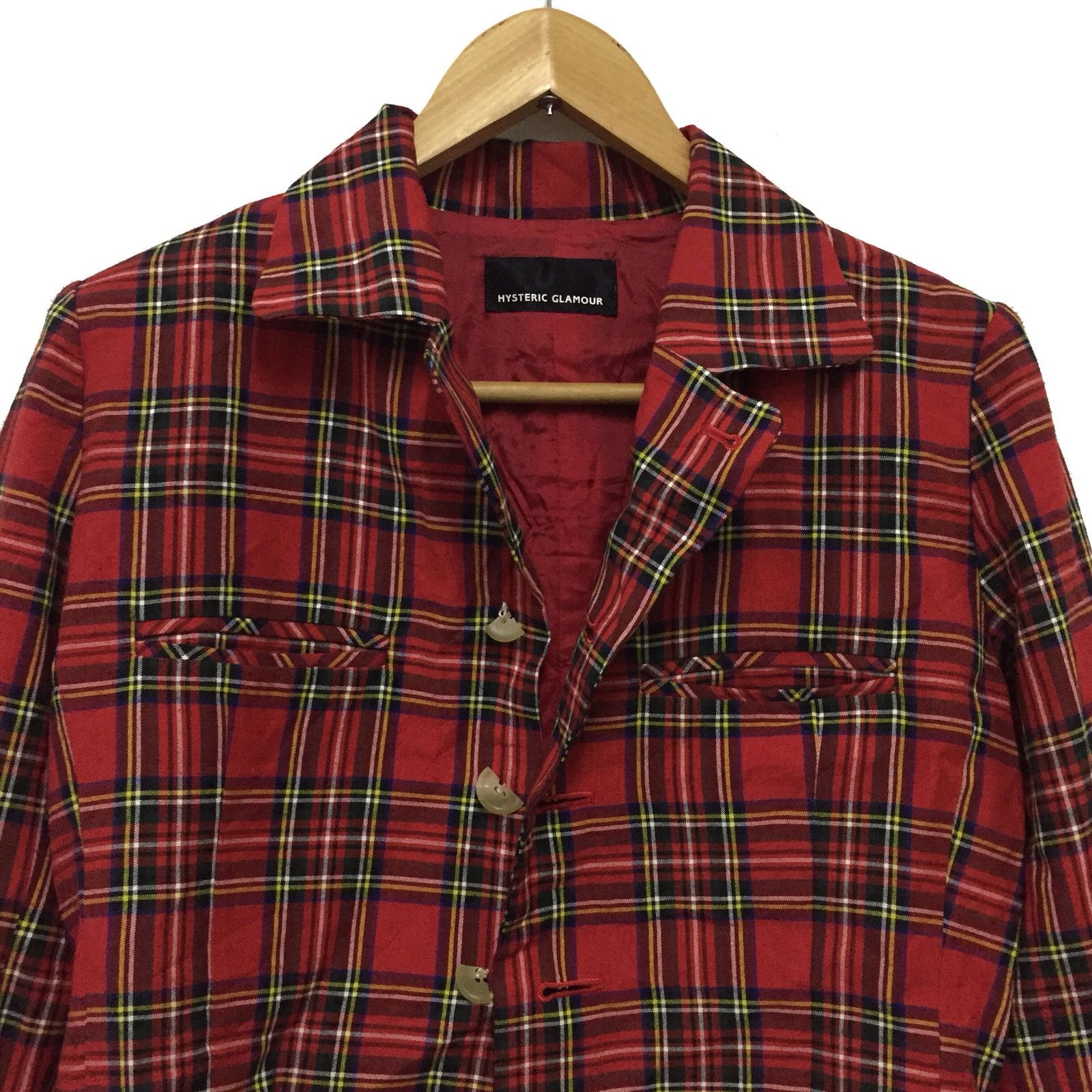 Hysteric Glamour Hysteric Glamour Red Tartan Punk Blazer (girl) Size US M / EU 48-50 / 2 - 2 Thumbnail