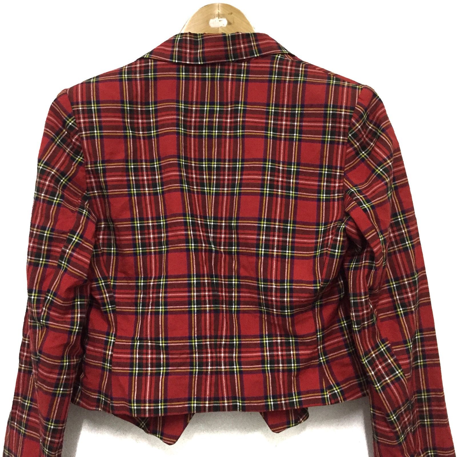 Hysteric Glamour Hysteric Glamour Red Tartan Punk Blazer (girl) Size US M / EU 48-50 / 2 - 4 Thumbnail