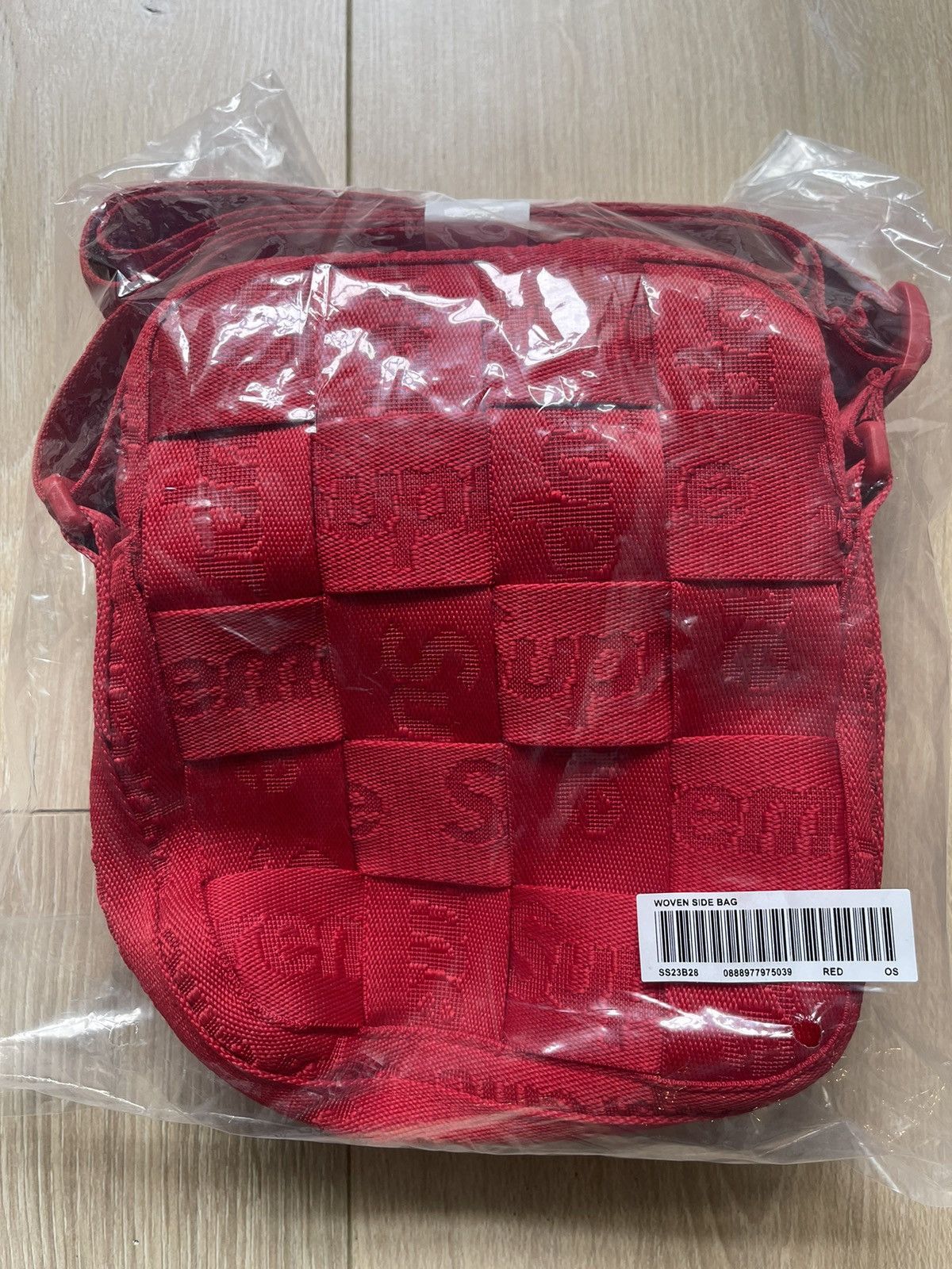 Supreme Woven Shoulder Bag 'Red' - SS23B28 RED