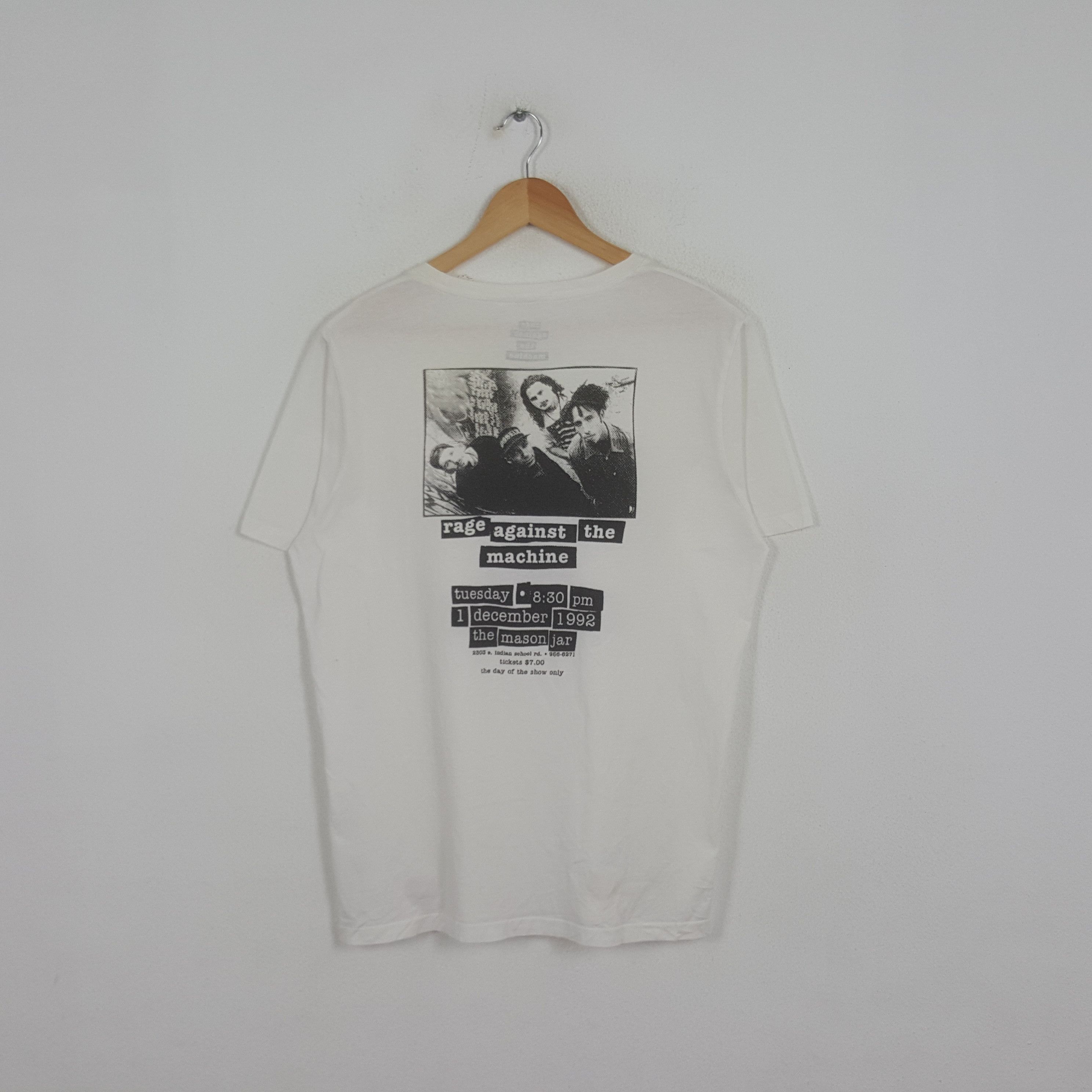 Vintage Rage Against The Machine American Rock Tshirt