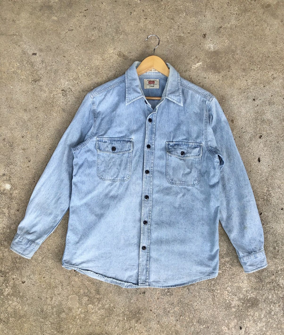 Edwin × Japanese Brand Edwin Relax Fit Shirt button up Size US M / EU 48-50 / 2 - 1 Thumbnail