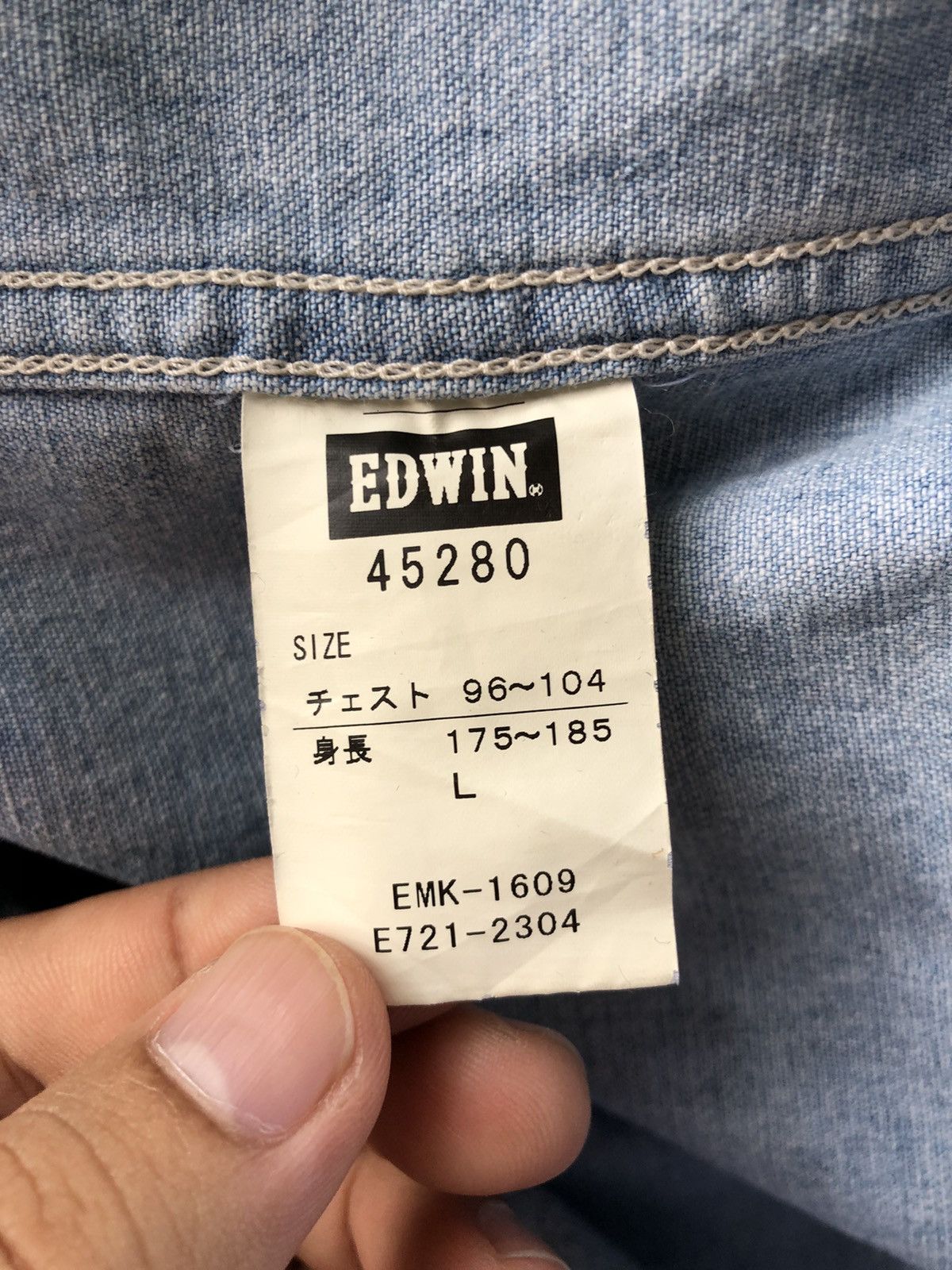 Edwin × Japanese Brand Edwin Relax Fit Shirt button up Size US M / EU 48-50 / 2 - 6 Thumbnail