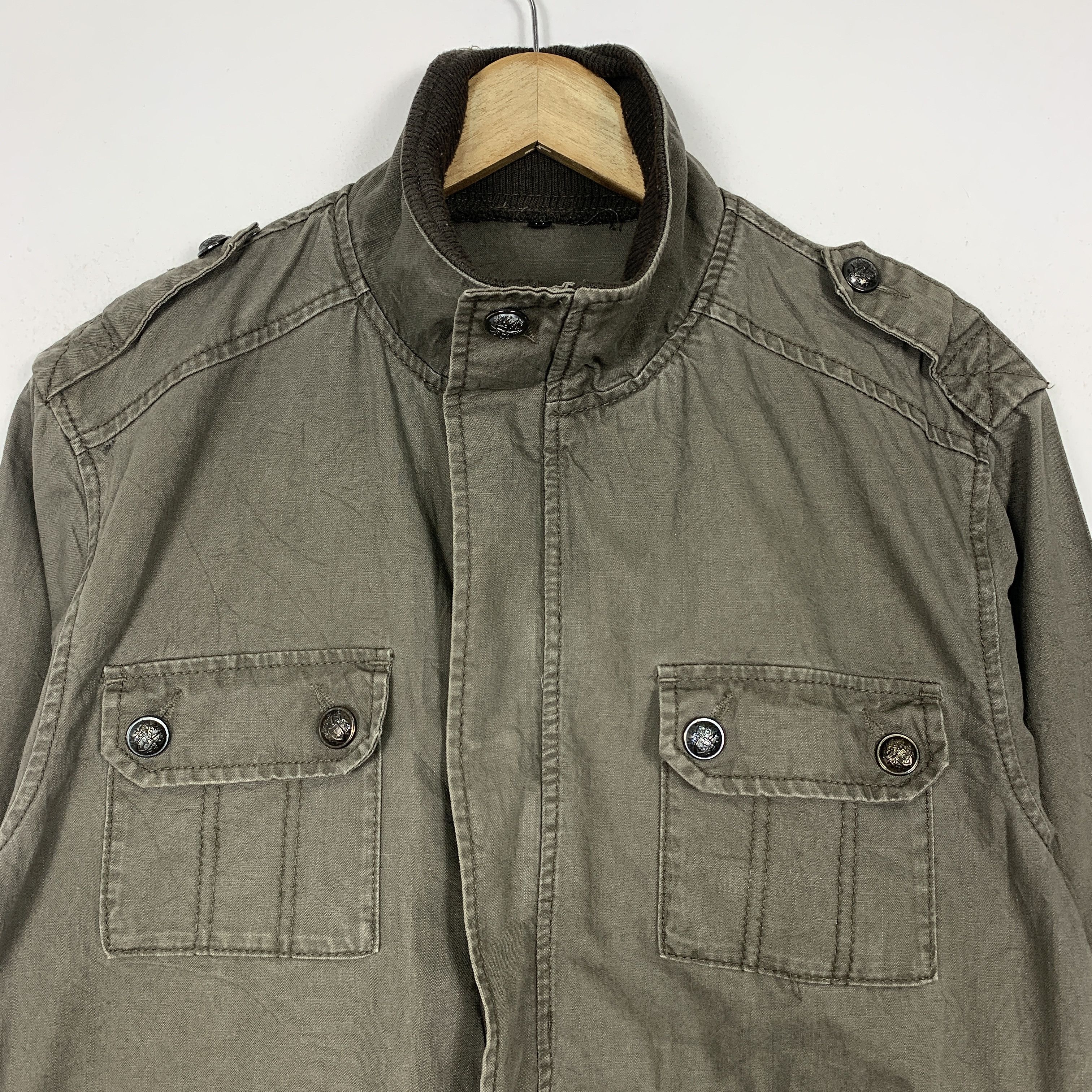 Japanese Brand Vintage Japanese Brand Rugged Multi Pocket Jacket J1349 Size US S / EU 44-46 / 1 - 2 Thumbnail