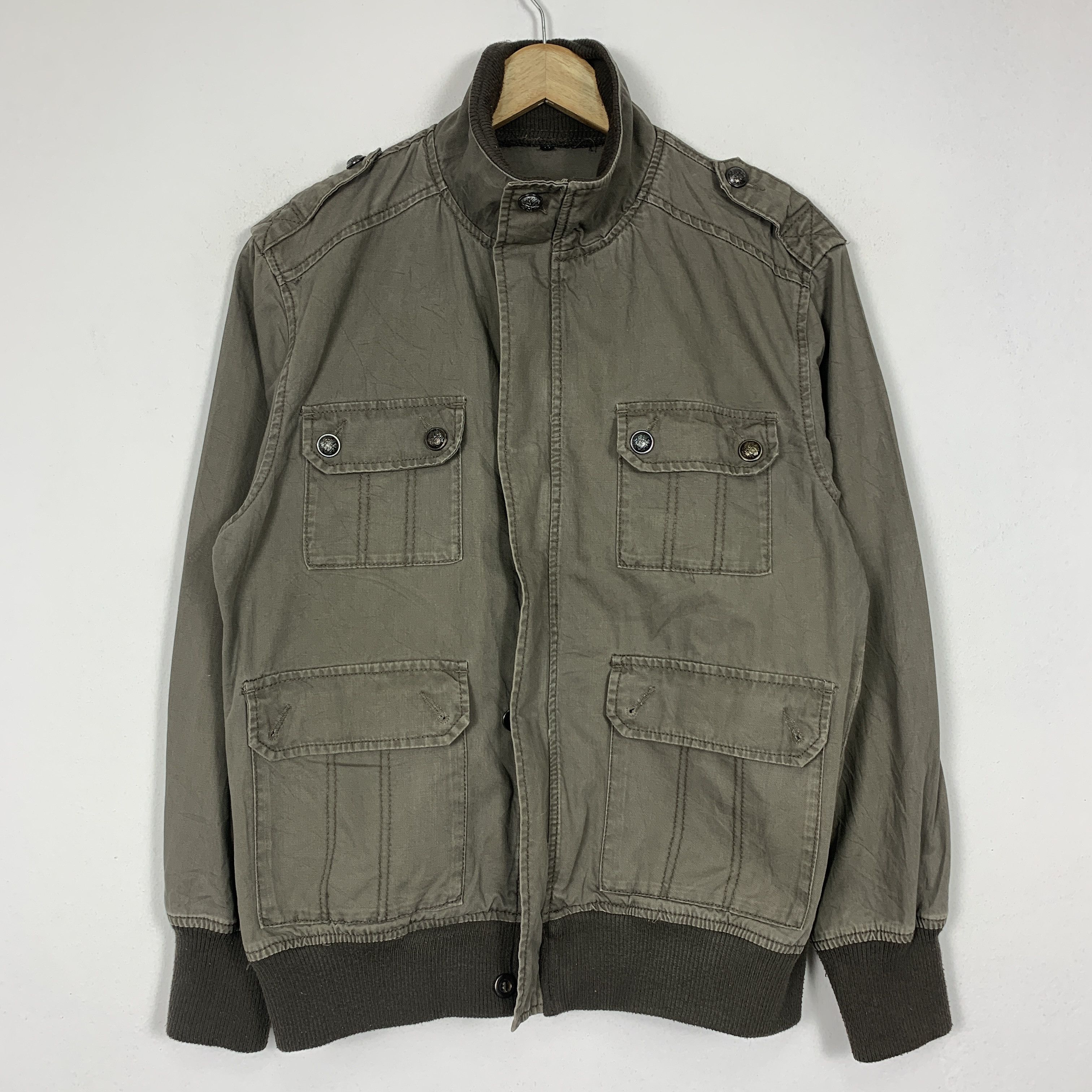 Japanese Brand Vintage Japanese Brand Rugged Multi Pocket Jacket J1349 Size US S / EU 44-46 / 1 - 1 Thumbnail