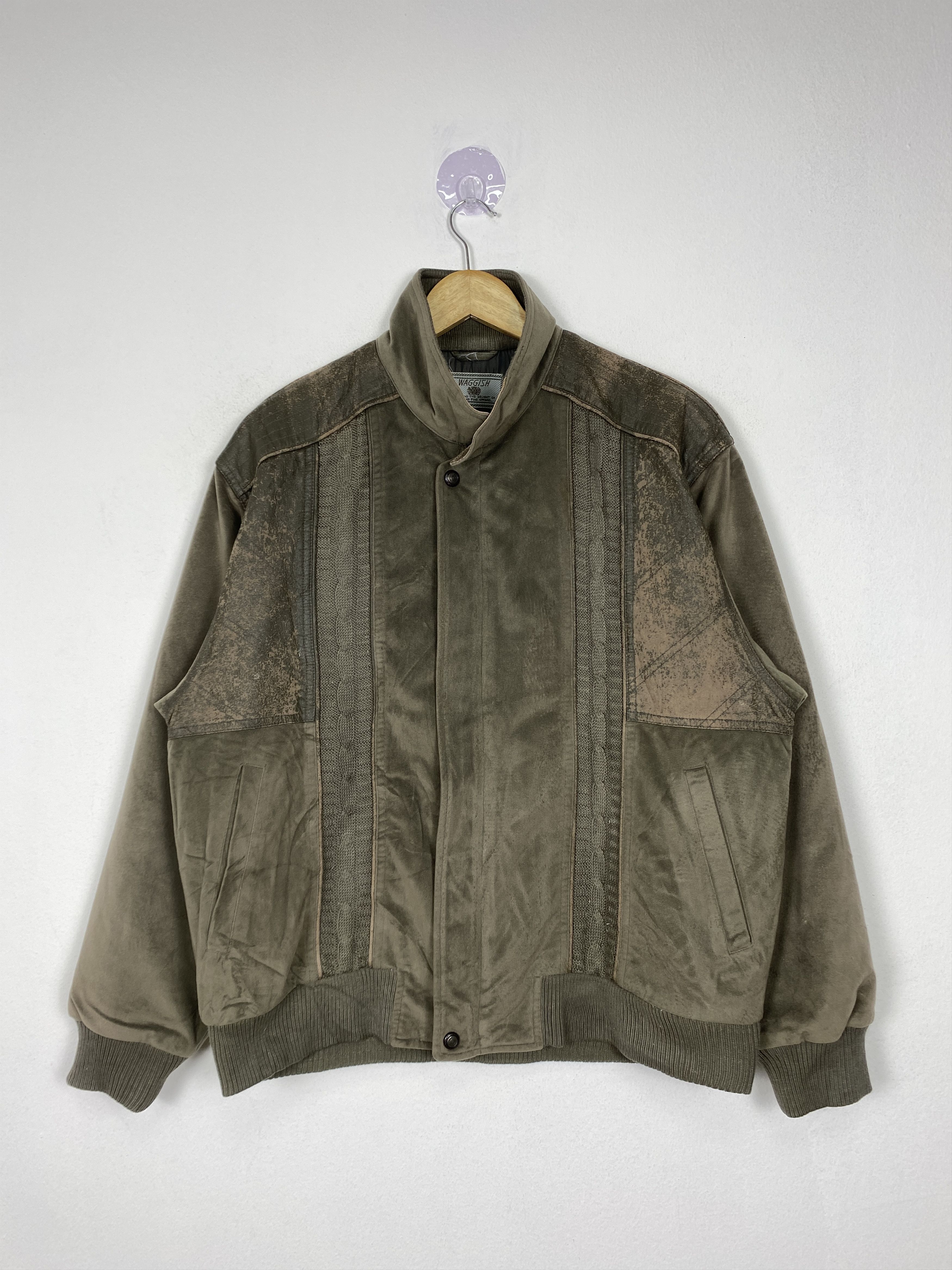 Japanese Brand Vintage Waggish Zip Up Jacket J1327 Size US M / EU 48-50 / 2 - 1 Thumbnail