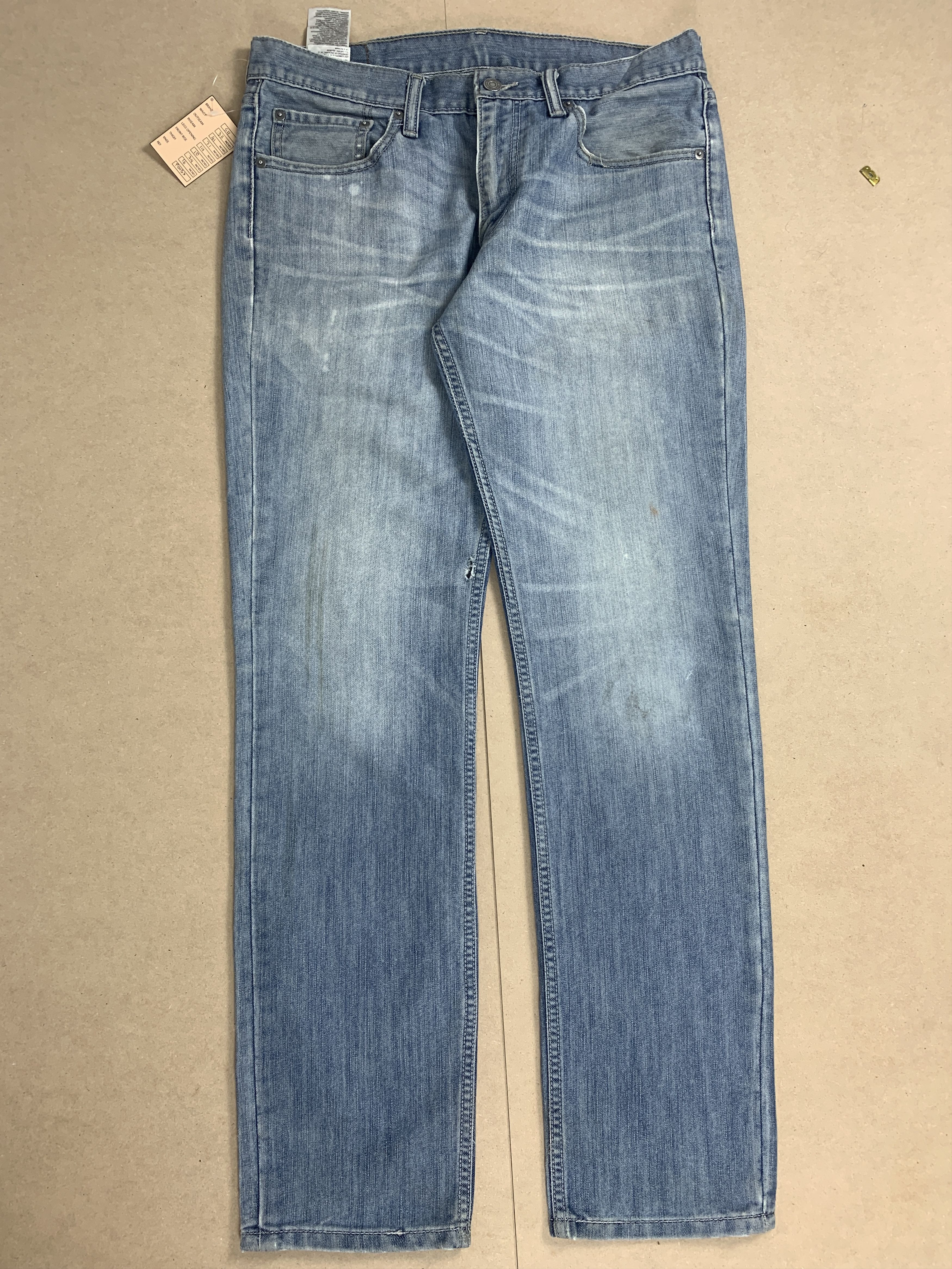 Levi's Vintage LEVI'S 511 Faded Men Slim Fit Light Wash Jeans Size US 33 - 2 Thumbnail