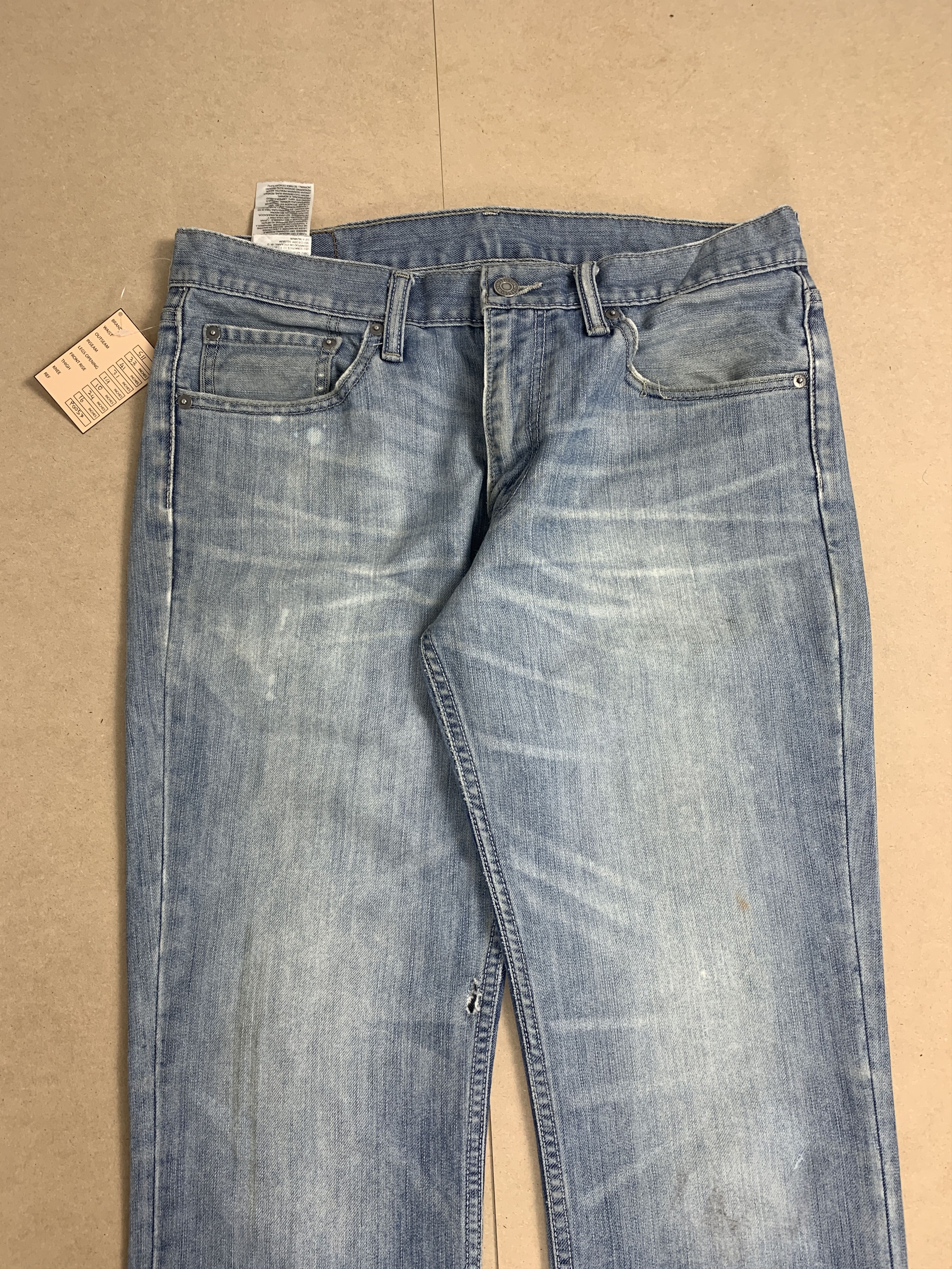 Levi's Vintage LEVI'S 511 Faded Men Slim Fit Light Wash Jeans Size US 33 - 3 Thumbnail