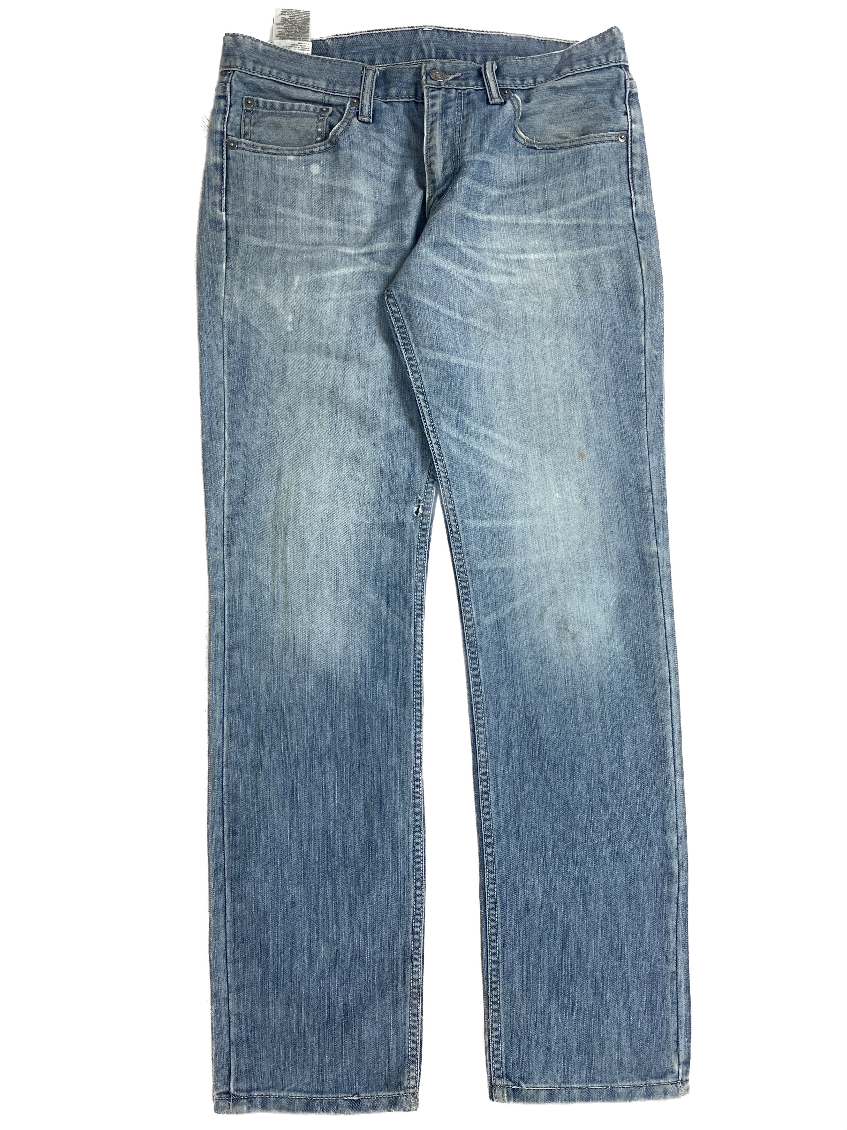 Levi's Vintage LEVI'S 511 Faded Men Slim Fit Light Wash Jeans Size US 33 - 1 Thumbnail