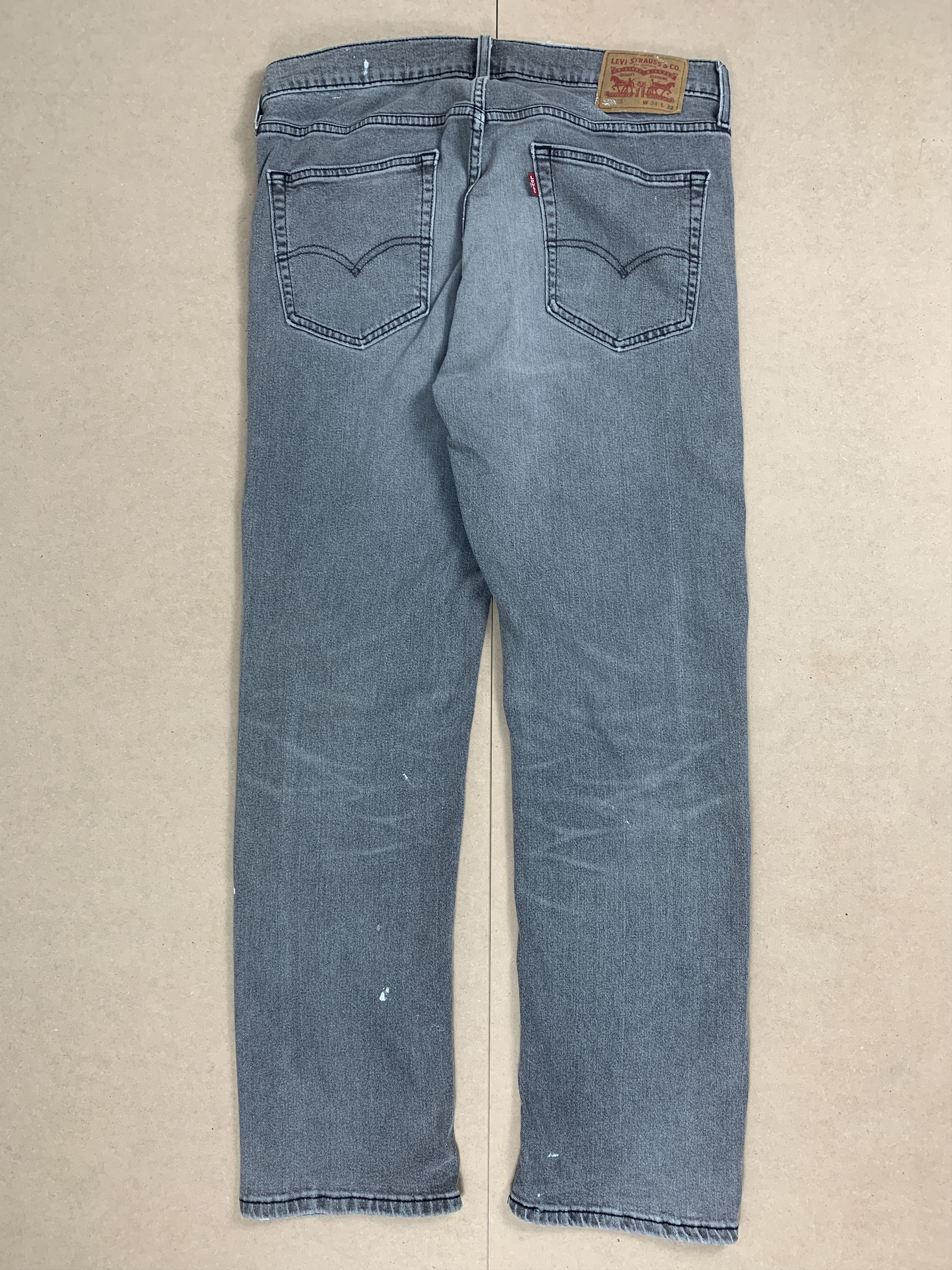 Levi's × Vintage Vintage LEVI'S 559 Straight Cut Faded Black Jeans Size US 36 / EU 52 - 5 Thumbnail