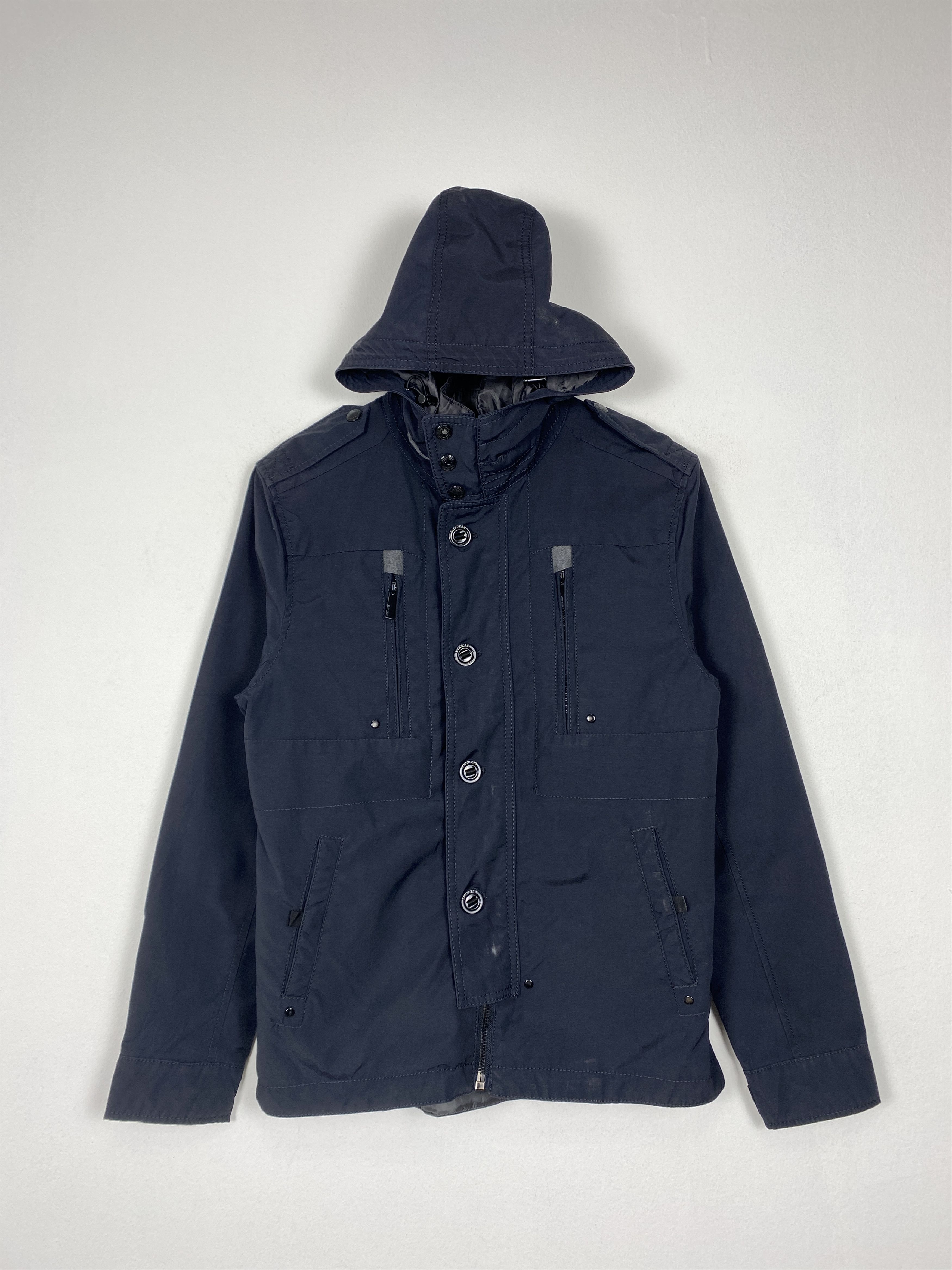 Zara Vintage Zara Man Hoodie Zip Up Jacket J1325 Size US S / EU 44-46 / 1 - 1 Thumbnail