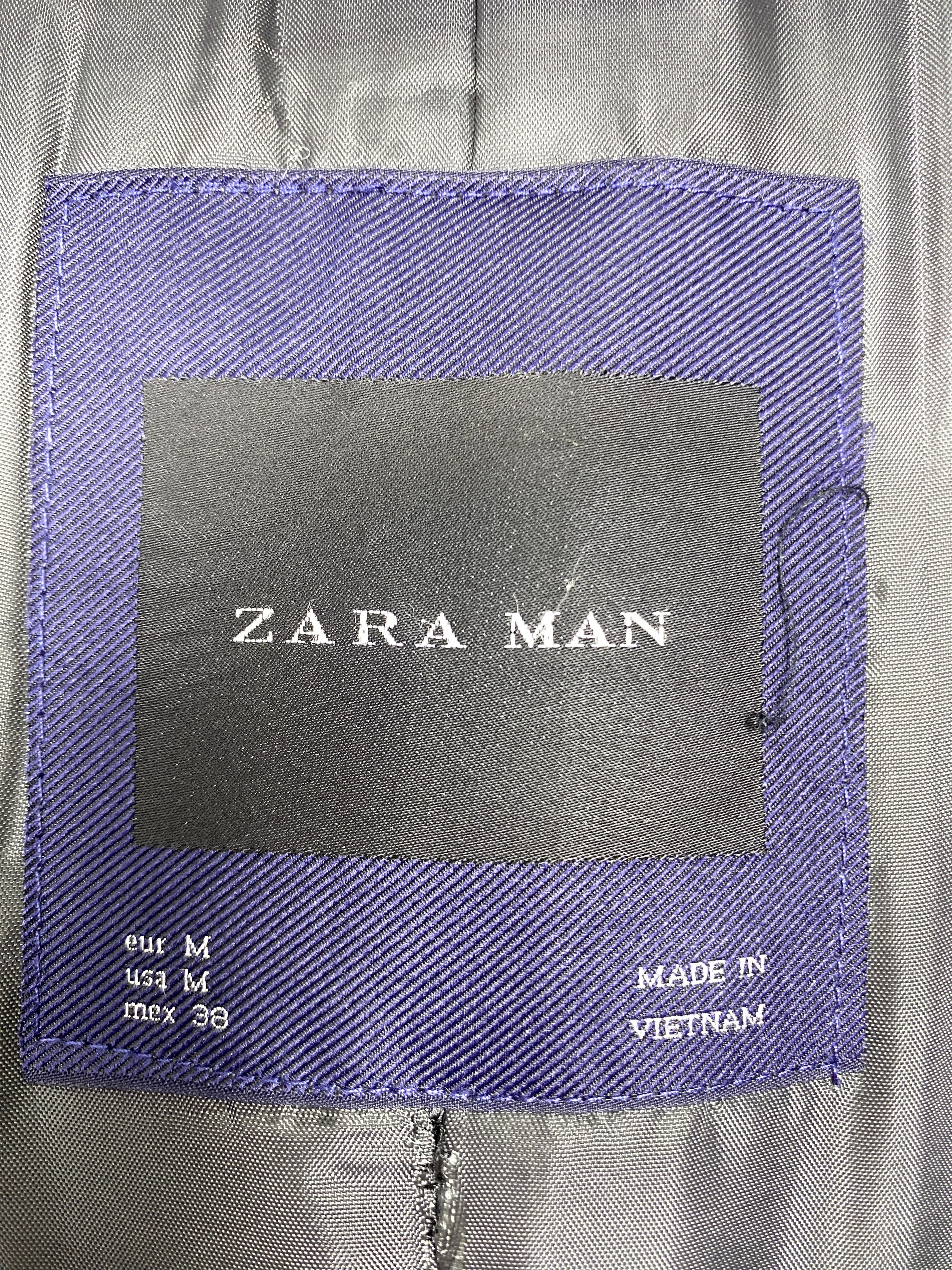 Zara Vintage Zara Man Hoodie Zip Up Jacket J1325 Size US S / EU 44-46 / 1 - 19 Thumbnail