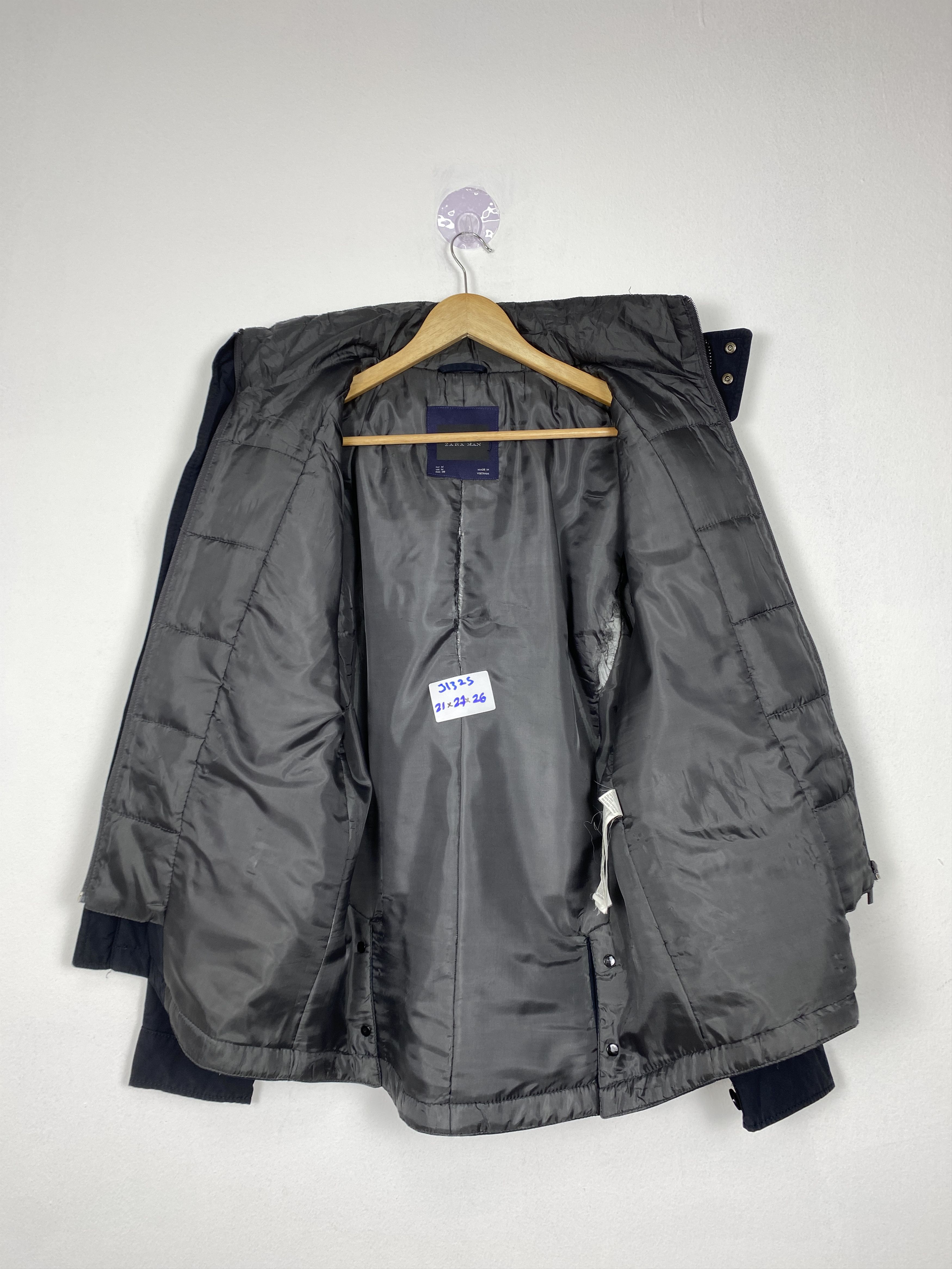 Zara Vintage Zara Man Hoodie Zip Up Jacket J1325 Size US S / EU 44-46 / 1 - 11 Thumbnail