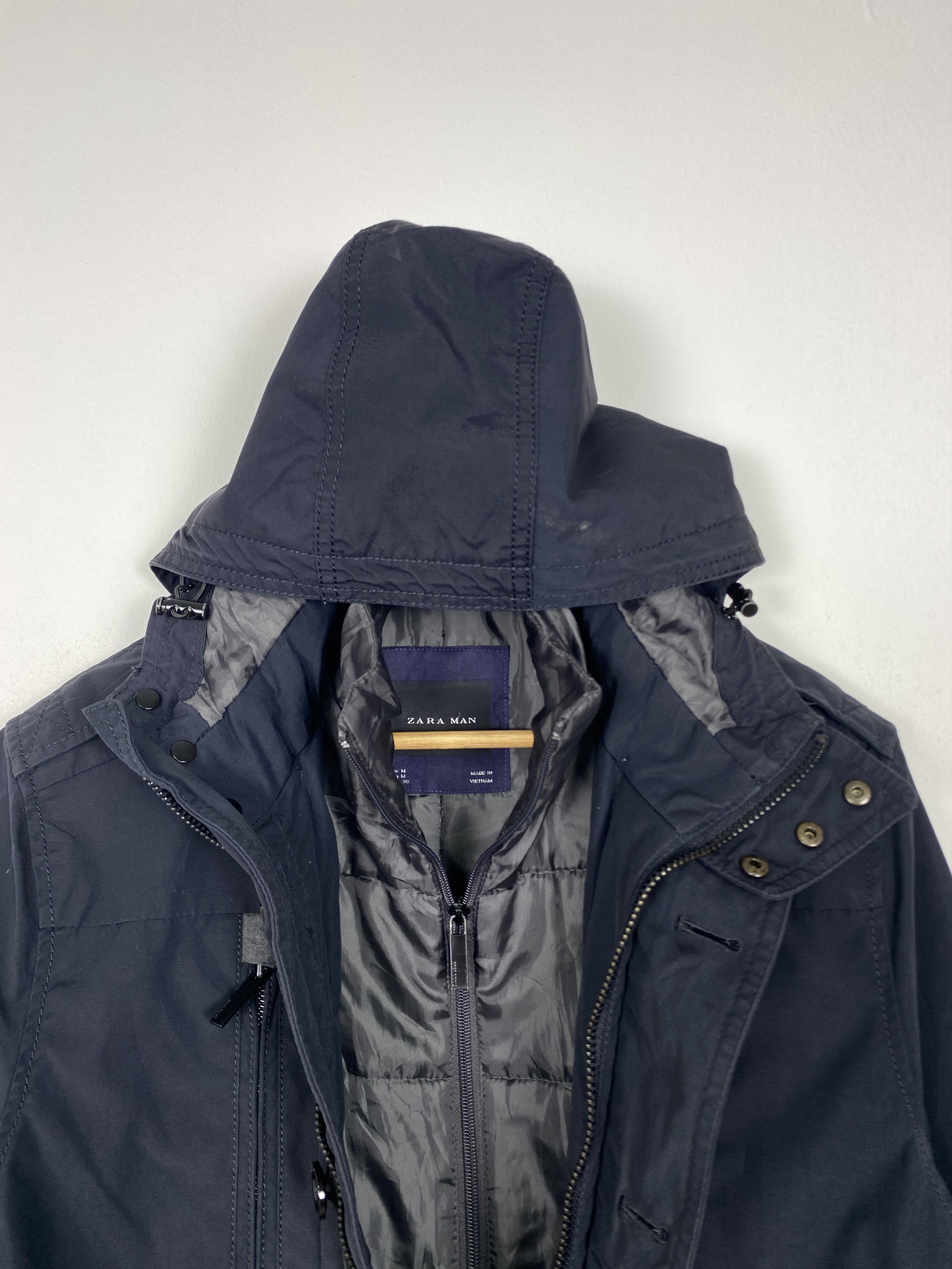 Zara Vintage Zara Man Hoodie Zip Up Jacket J1325 Size US S / EU 44-46 / 1 - 8 Thumbnail
