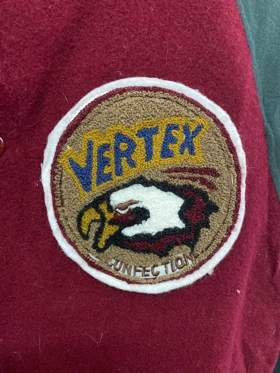 Japanese Brand Varsity Jacket Wool Vertex Patches Nice Colour Size US L / EU 52-54 / 3 - 4 Thumbnail