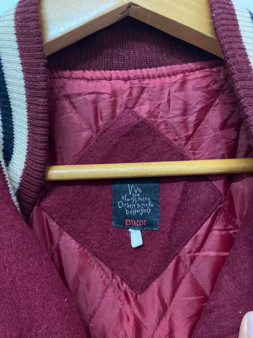 Japanese Brand Varsity Jacket Wool Vertex Patches Nice Colour Size US L / EU 52-54 / 3 - 8 Thumbnail