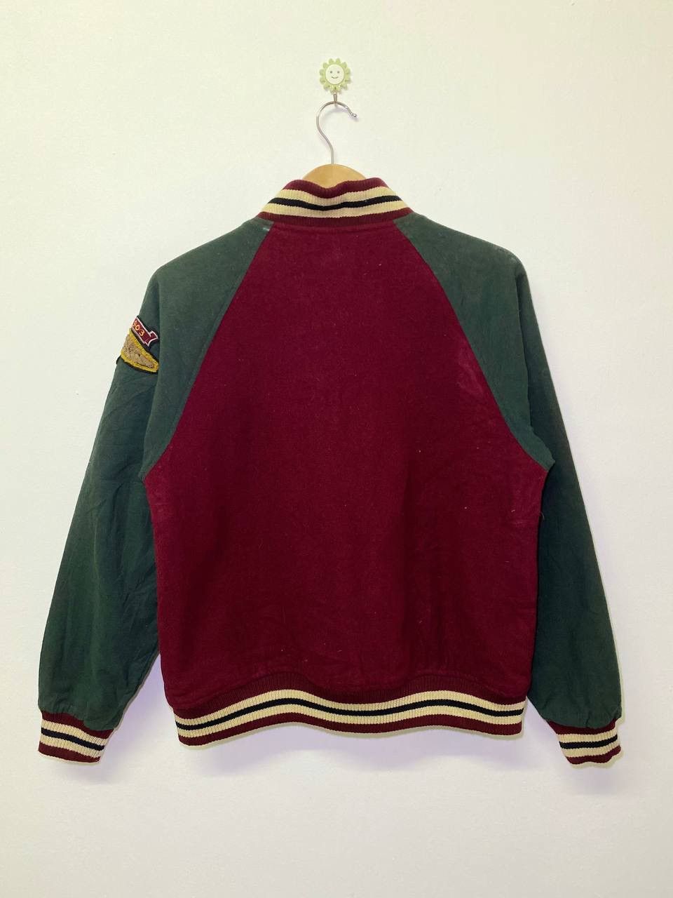Japanese Brand Varsity Jacket Wool Vertex Patches Nice Colour Size US L / EU 52-54 / 3 - 2 Thumbnail