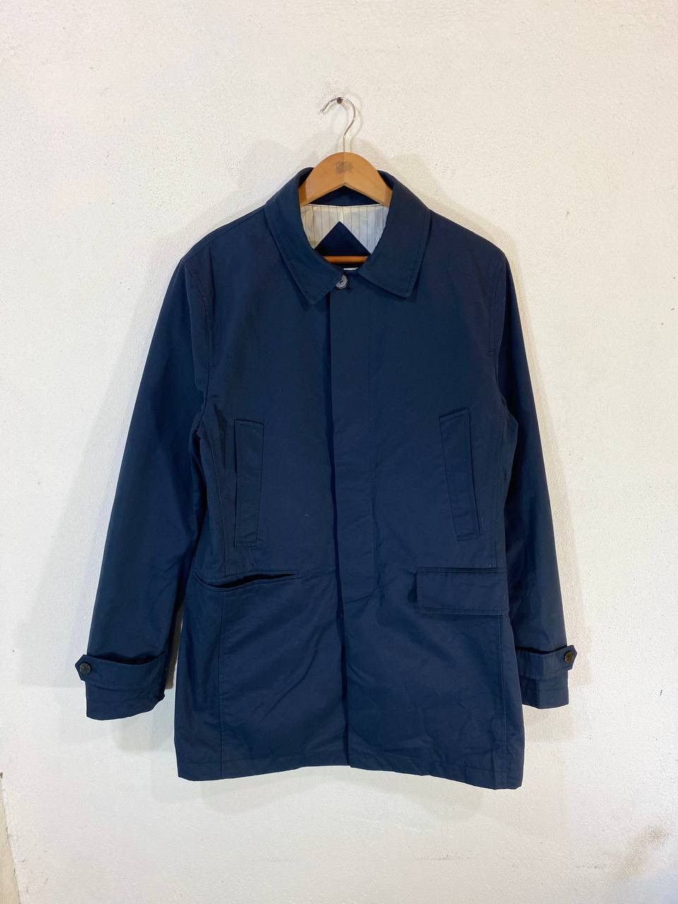 image of Avant Garde x Vintage Tate Jacket Nice Design in Blue, Men's (Size XL)