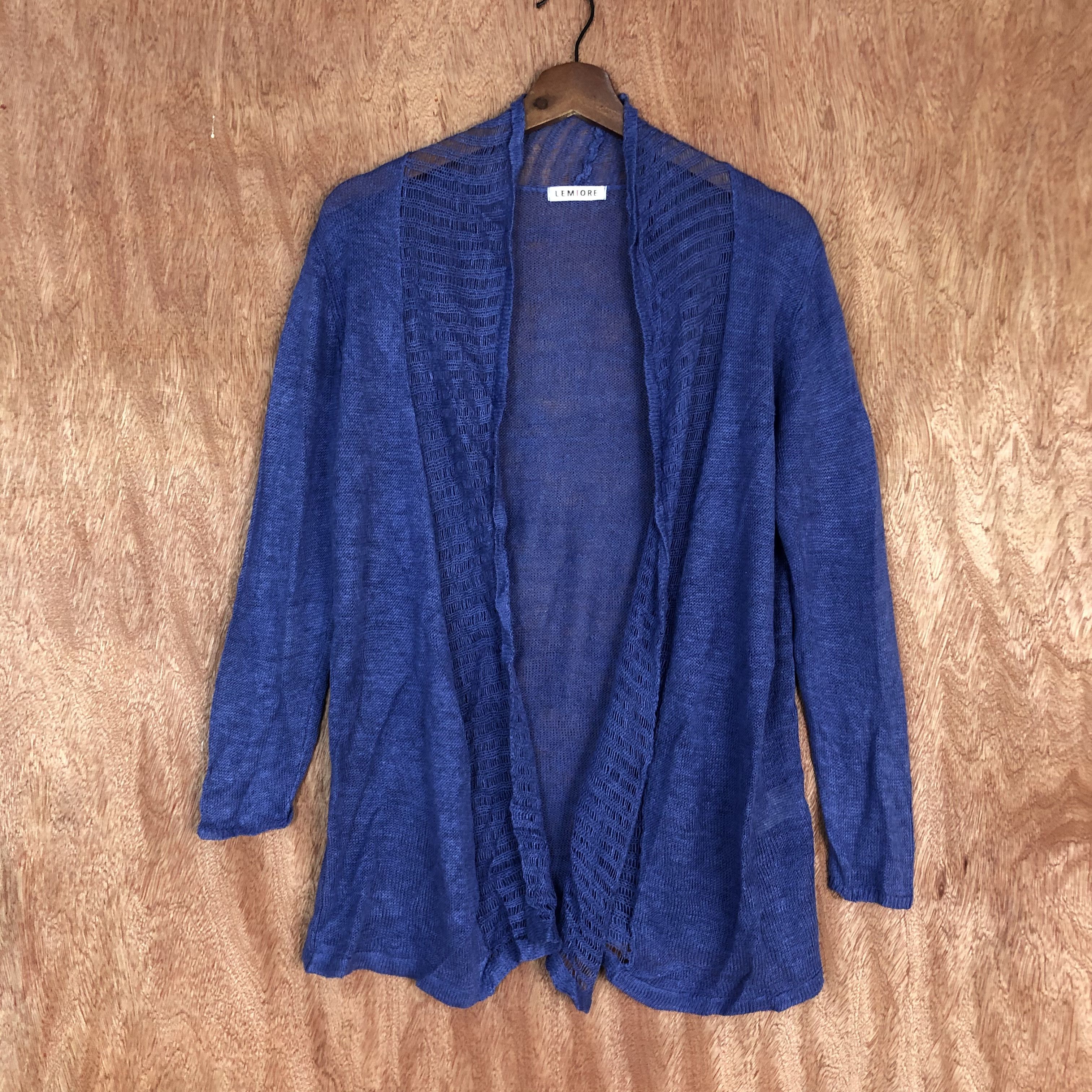 Vintage DLL Lemiore crochet knitwear Cardigan vintage japan #c447 Size US M / EU 48-50 / 2 - 1 Thumbnail