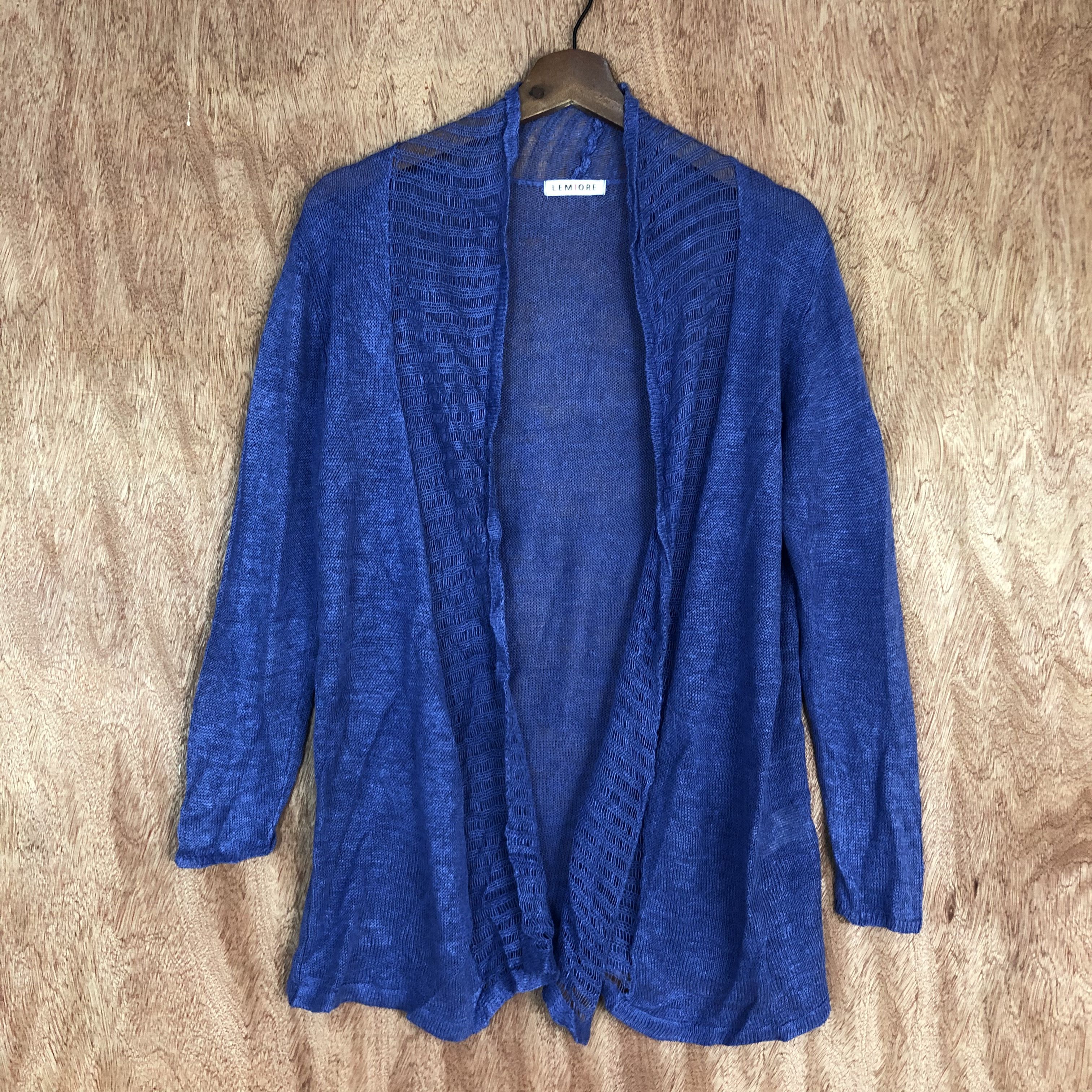 Vintage DLL Lemiore crochet knitwear Cardigan vintage japan #c447 Size US M / EU 48-50 / 2 - 3 Thumbnail