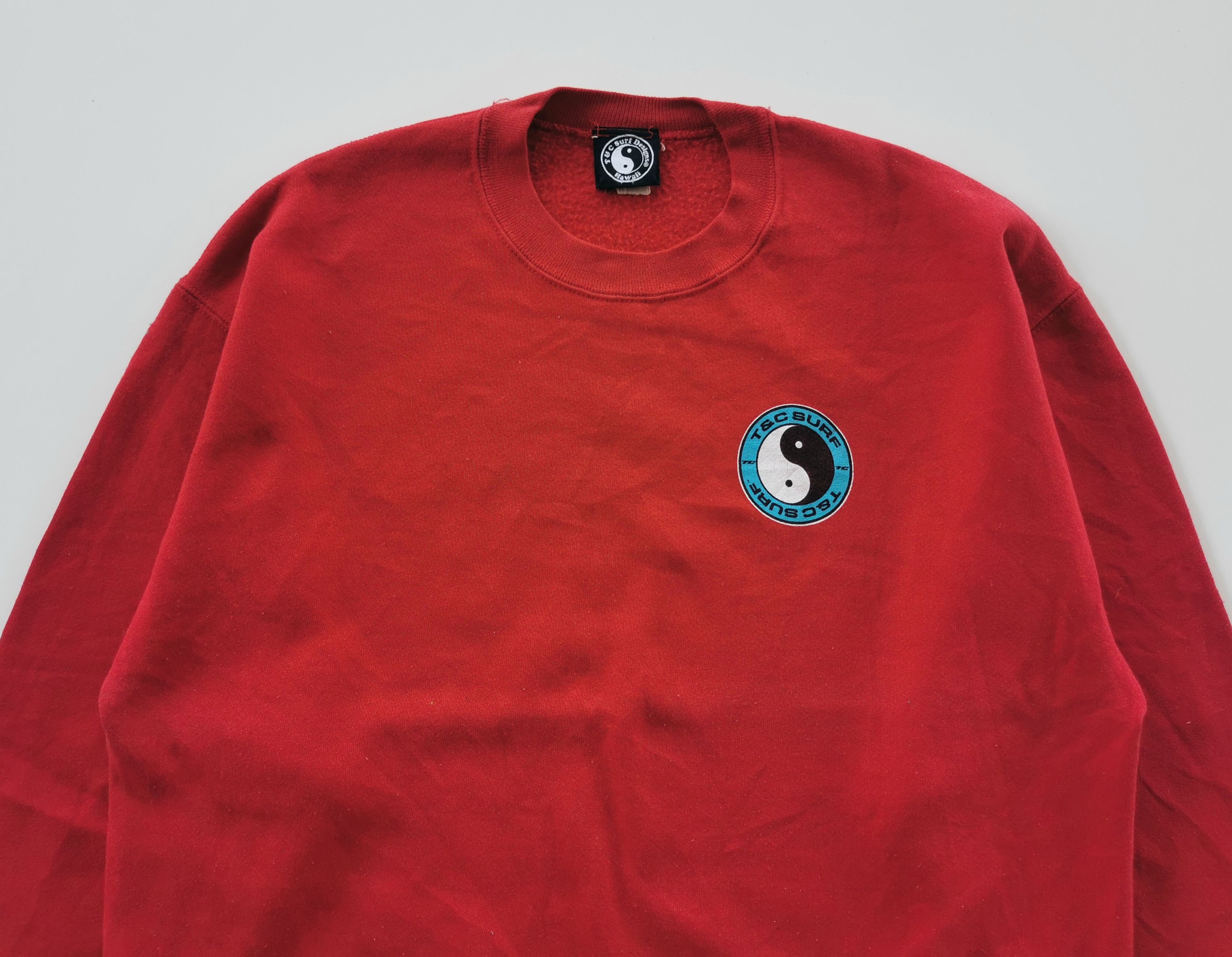 Vintage Vintage Yin Yang T&C Surf Hawaii Sweatshirt Size US M / EU 48-50 / 2 - 8 Thumbnail