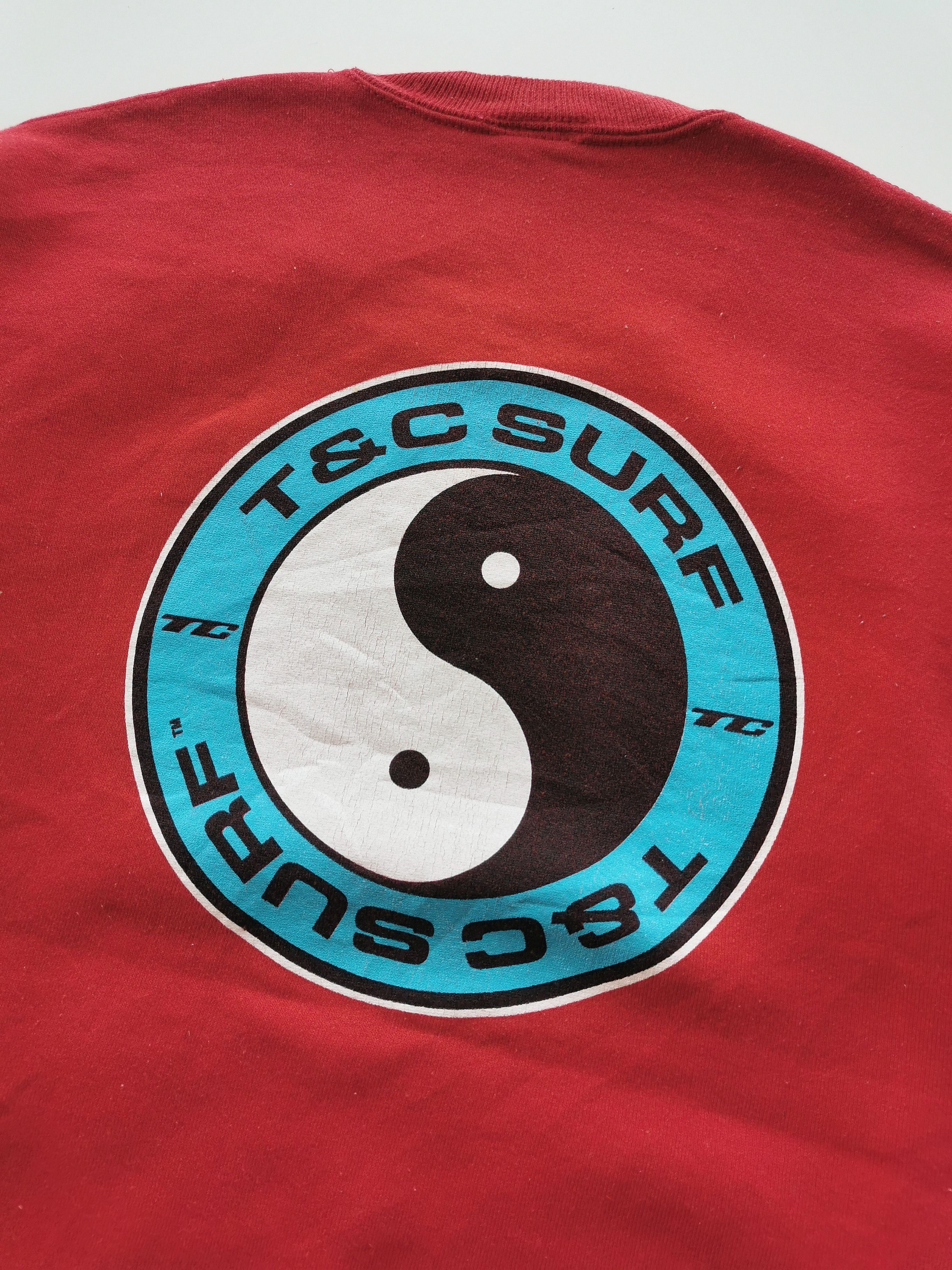 Vintage Vintage Yin Yang T&C Surf Hawaii Sweatshirt Size US M / EU 48-50 / 2 - 4 Thumbnail