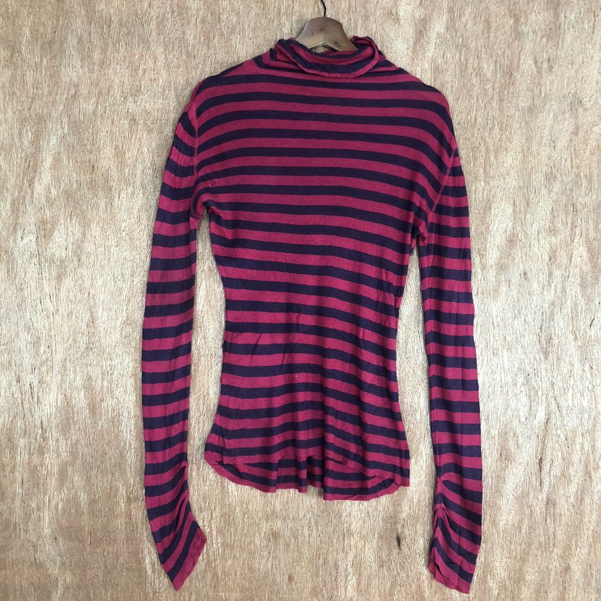 Homespun Knitwear DLL Civilise Stripe Knitwear like cobain cardigan #c595 Size US M / EU 48-50 / 2 - 3 Thumbnail