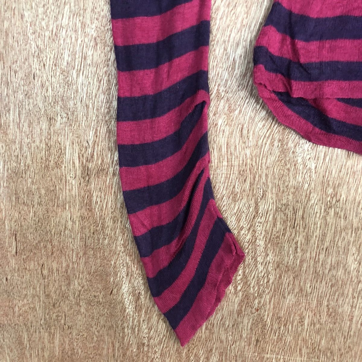 Homespun Knitwear DLL Civilise Stripe Knitwear like cobain cardigan #c595 Size US M / EU 48-50 / 2 - 6 Thumbnail