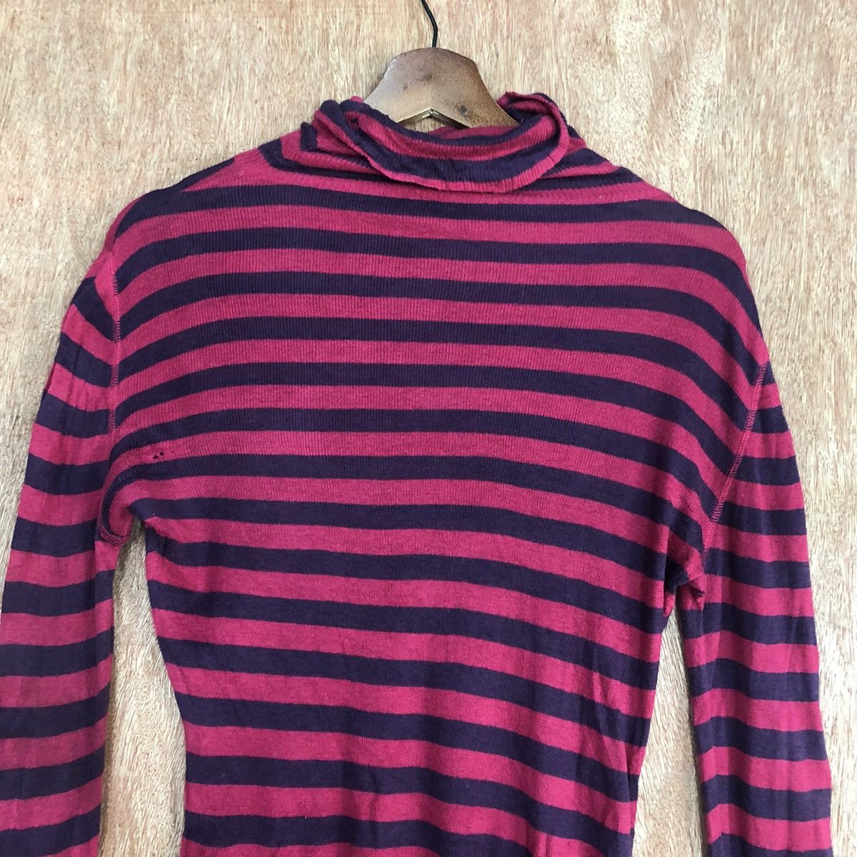 Homespun Knitwear DLL Civilise Stripe Knitwear like cobain cardigan #c595 Size US M / EU 48-50 / 2 - 8 Thumbnail