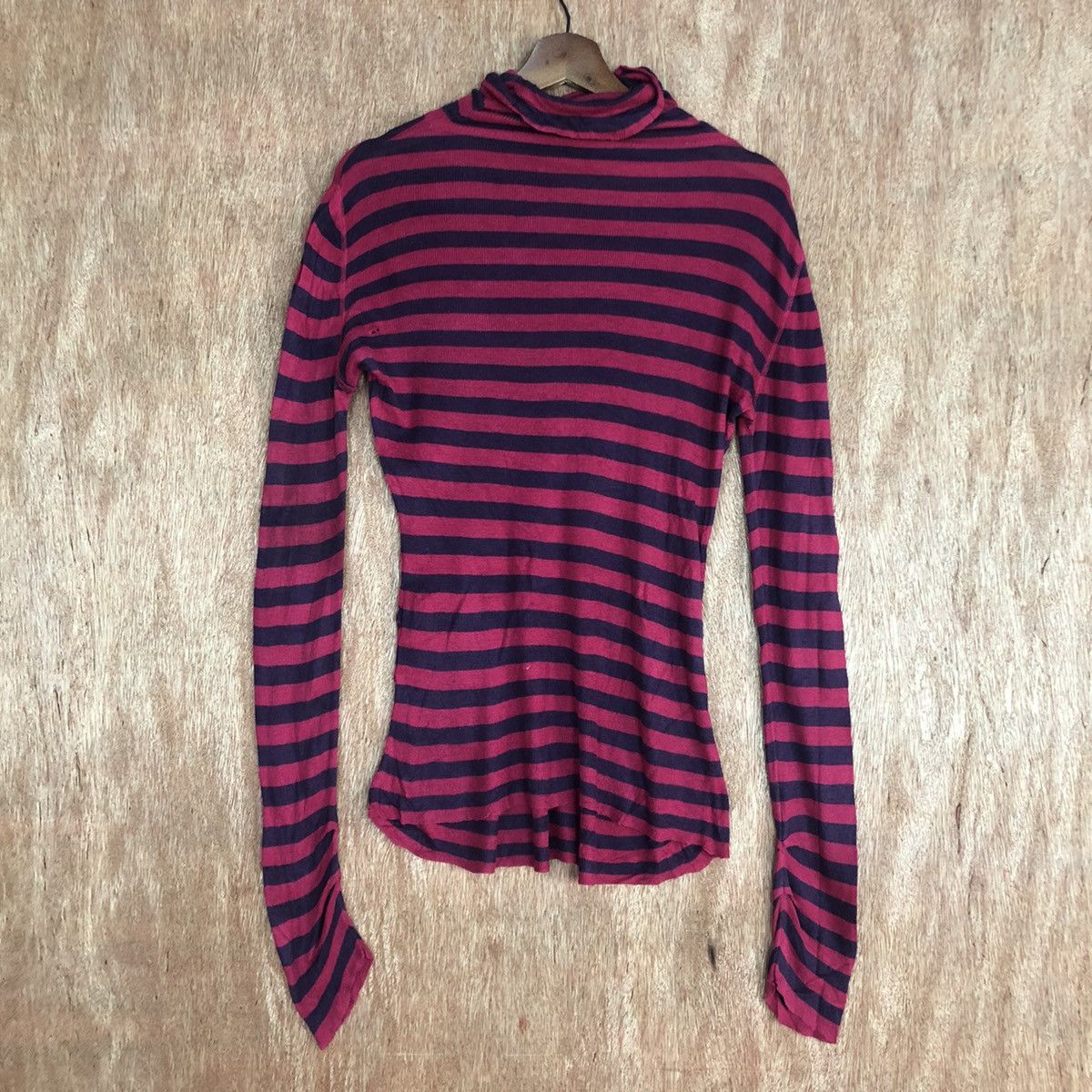 Homespun Knitwear DLL Civilise Stripe Knitwear like cobain cardigan #c595 Size US M / EU 48-50 / 2 - 1 Thumbnail