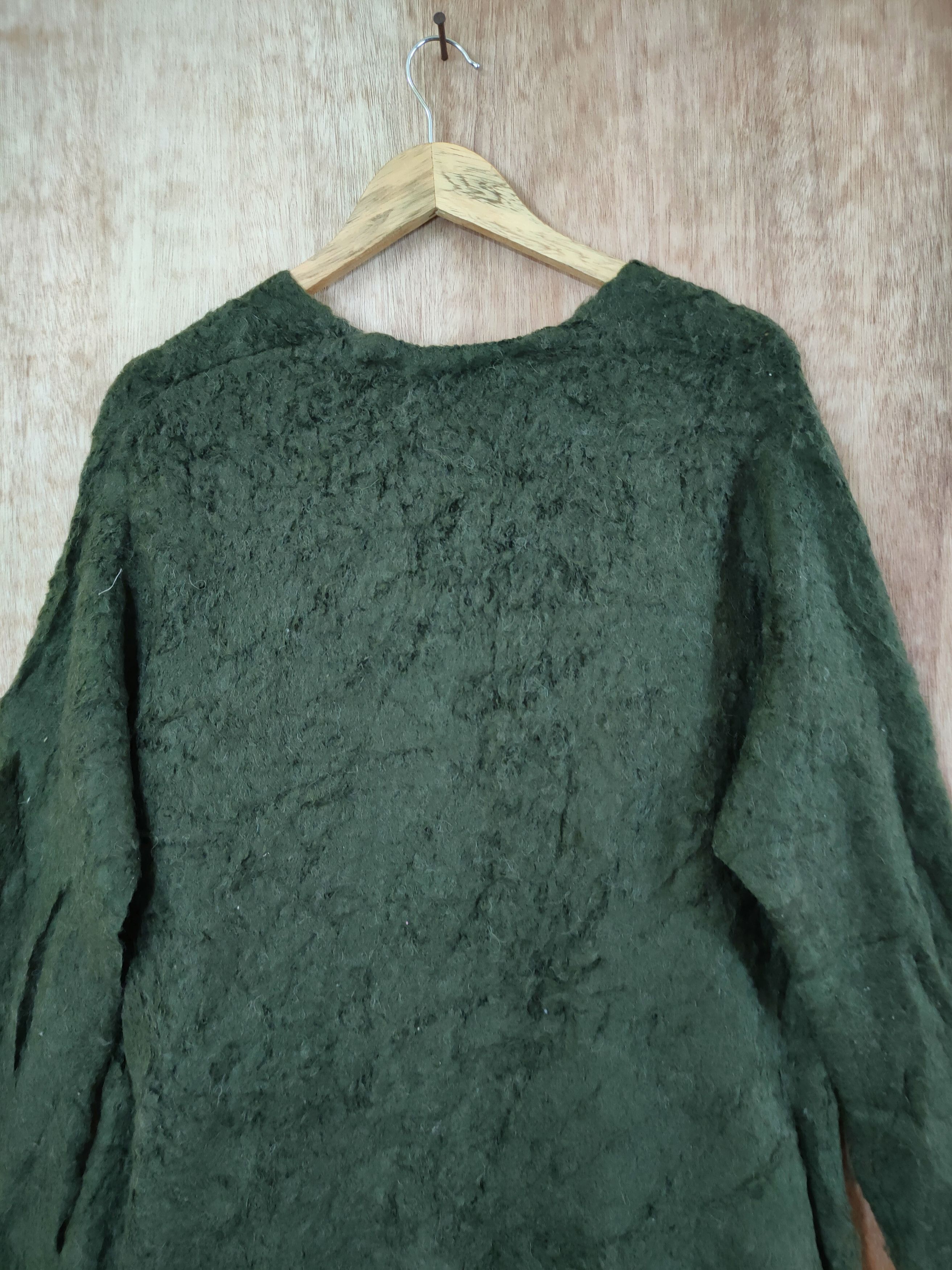 Homespun Knitwear DL Ad Know As A Base long cardigan mohair fur shaggy #46-602 Size M / US 6-8 / IT 42-44 - 10 Thumbnail