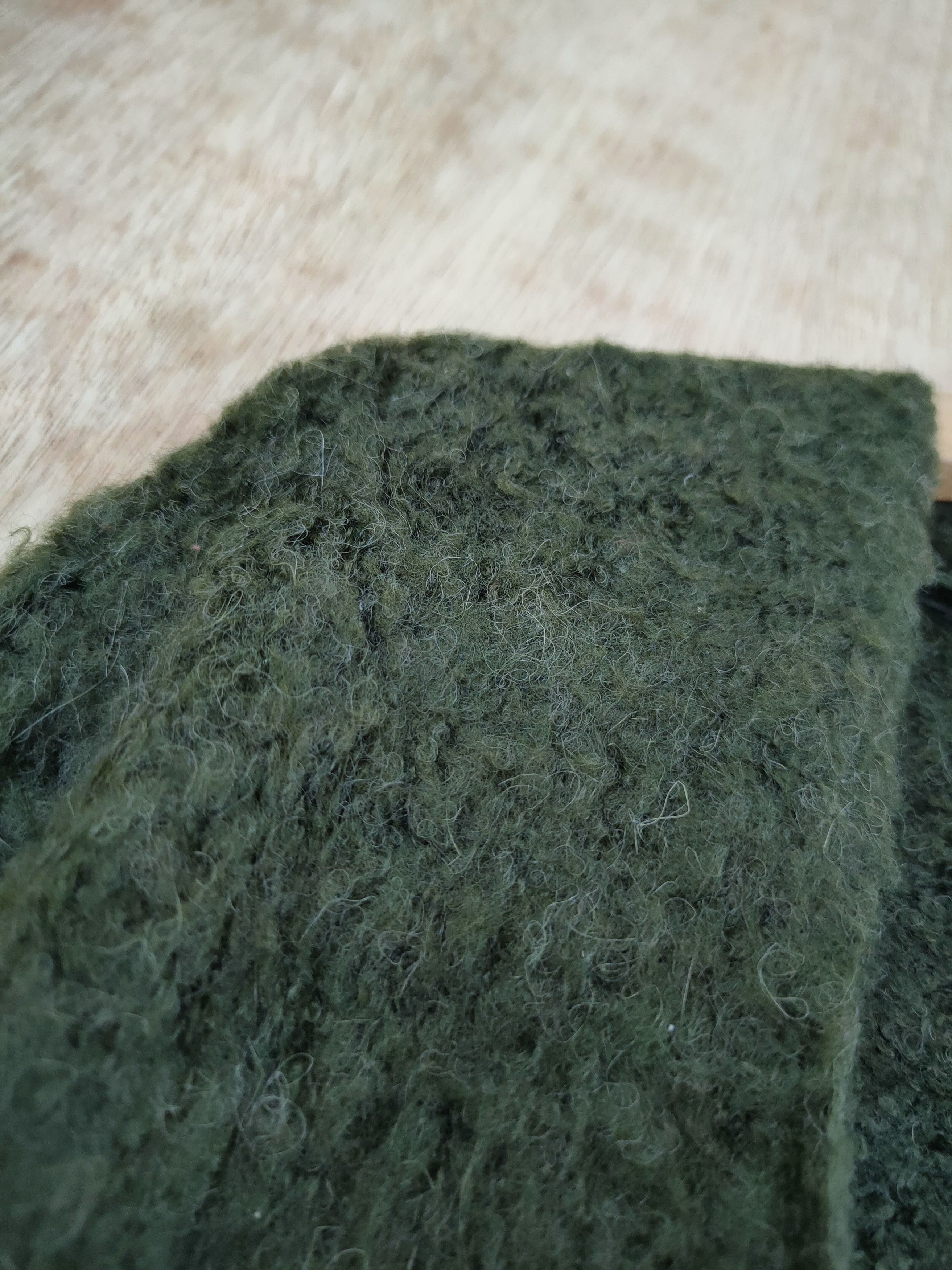 Homespun Knitwear DL Ad Know As A Base long cardigan mohair fur shaggy #46-602 Size M / US 6-8 / IT 42-44 - 5 Thumbnail