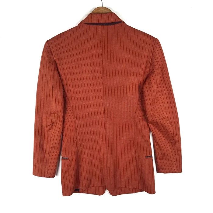 Issey Miyake Vintage ISSEY MIYAKE Jacket Japanese Brand Stripes Zipper Size US M / EU 48-50 / 2 - 6 Thumbnail