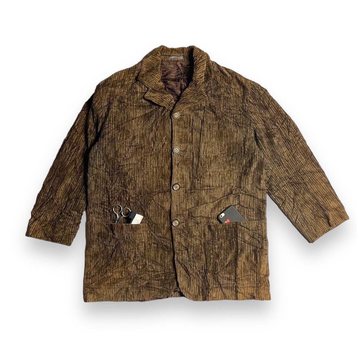 Kenzo 🇯🇵 VINTAGE KENZO CORDUROY BUTTON UP HEAVY JACKET Size US M / EU 48-50 / 2 - 1 Thumbnail