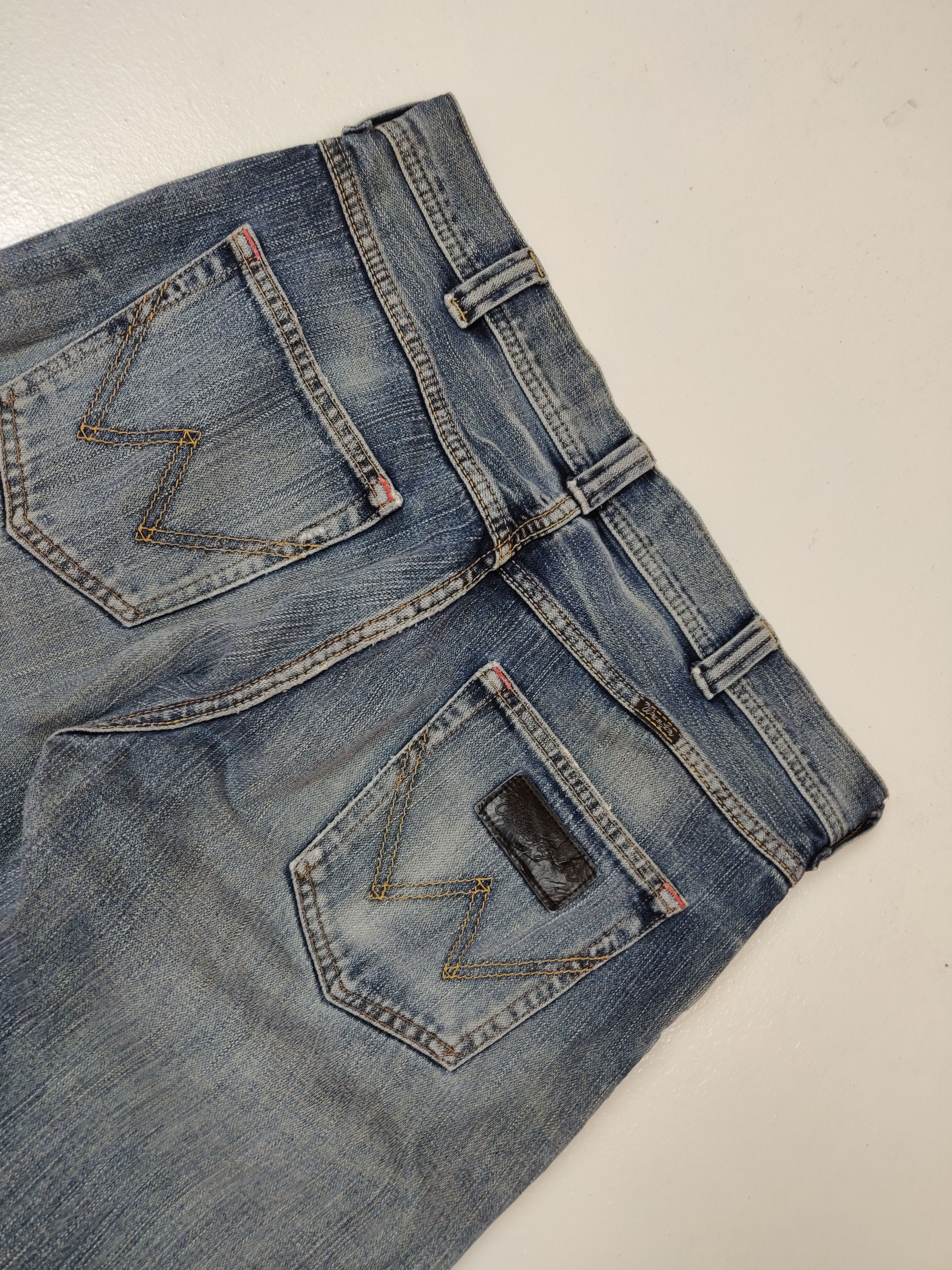 Wrangler Wrangler Straight Cut Denim Distressed Jeans Bottom Size US 35 - 9 Thumbnail