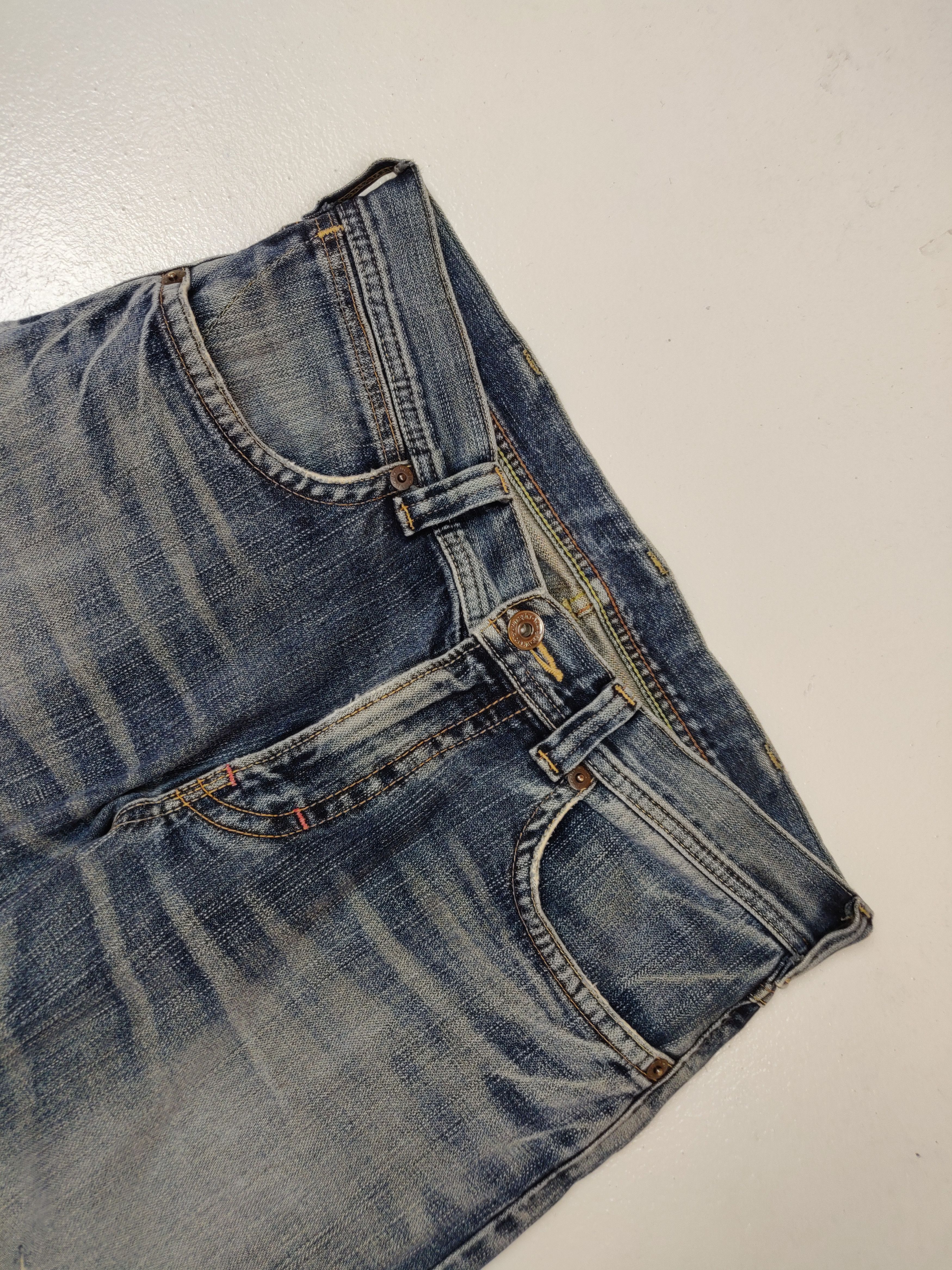 Wrangler Wrangler Straight Cut Denim Distressed Jeans Bottom Size US 35 - 3 Thumbnail