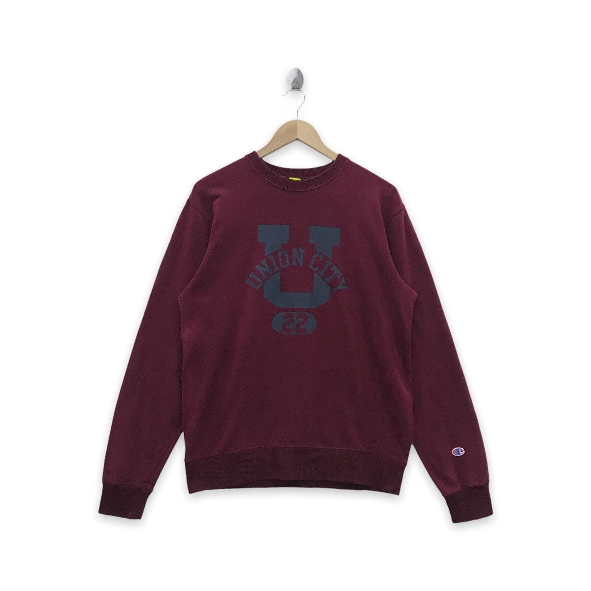 Rare!! Champion Union City 22 Spellout Sweatshirt