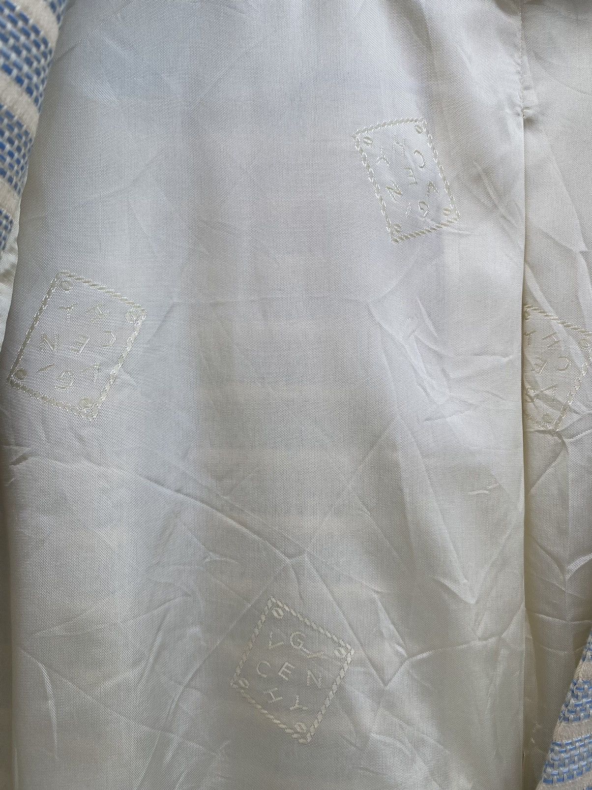 Givenchy × Vintage 80s Givenchy sky blue model stripe design blazer jacket Size S / US 4 / IT 40 - 5 Thumbnail