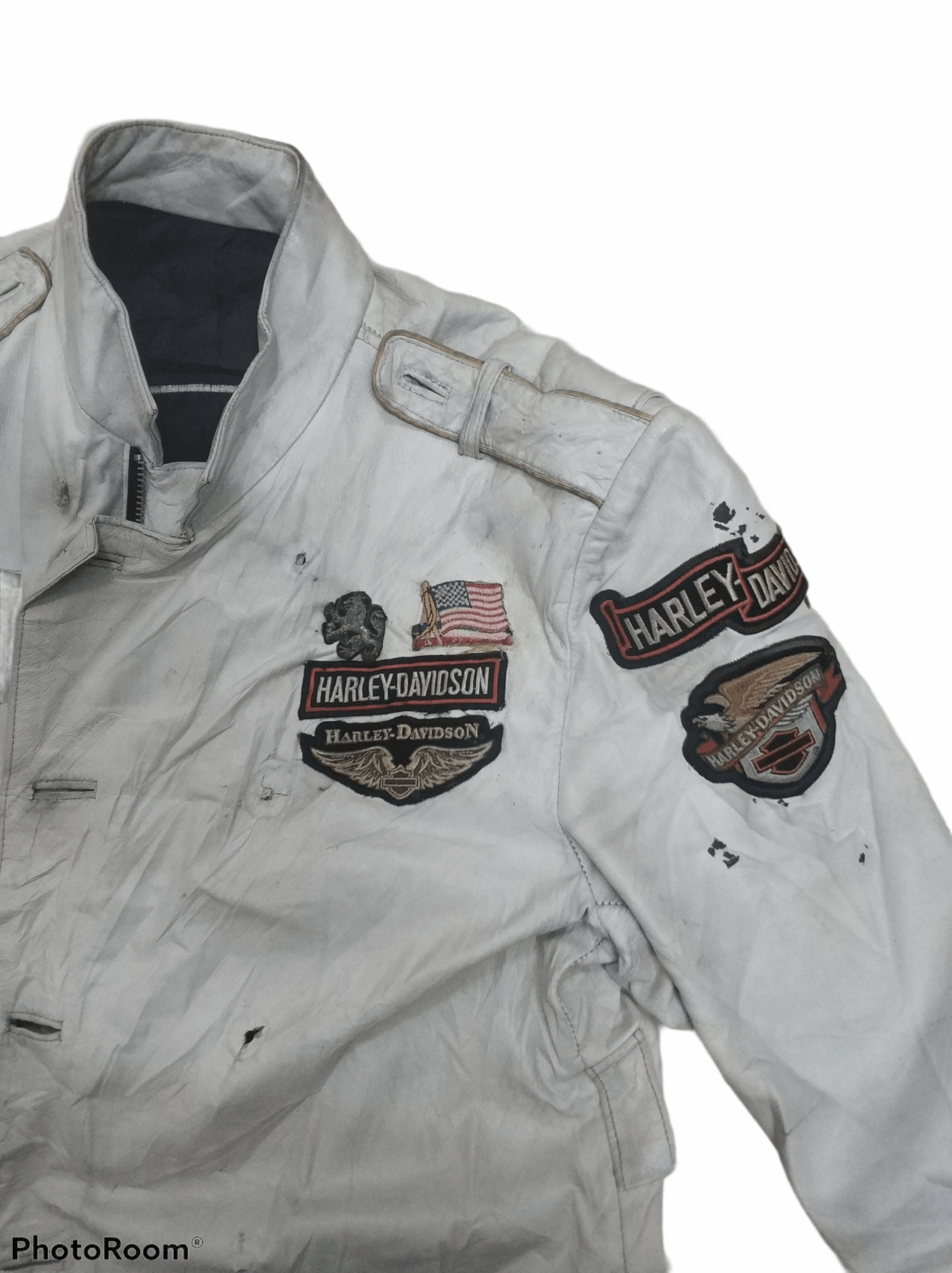 Harley Davidson 🔥Rare Vintage Harley Davidson Pilot Jacket Size US S / EU 44-46 / 1 - 7 Thumbnail