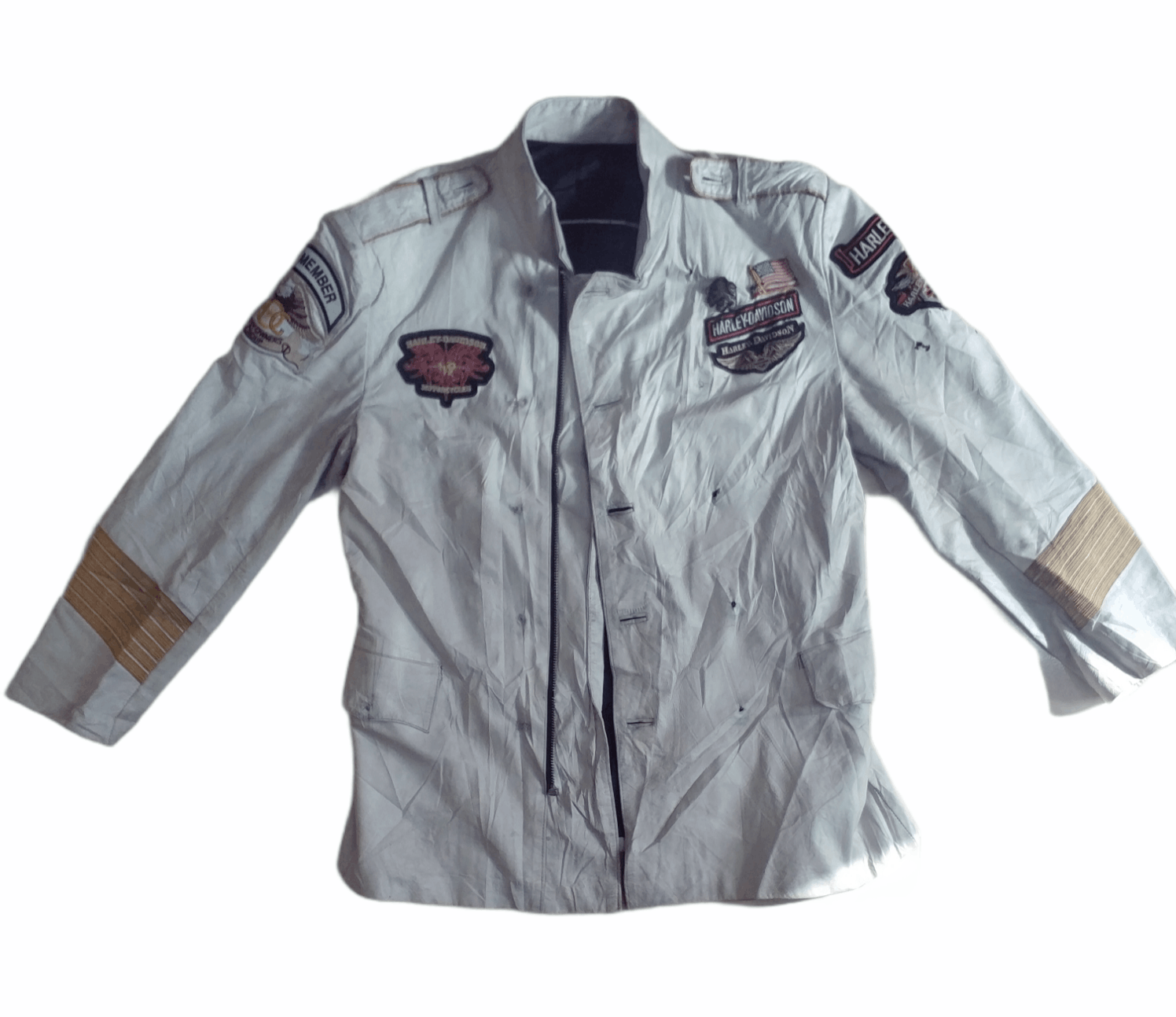 Harley Davidson 🔥Rare Vintage Harley Davidson Pilot Jacket Size US S / EU 44-46 / 1 - 3 Thumbnail