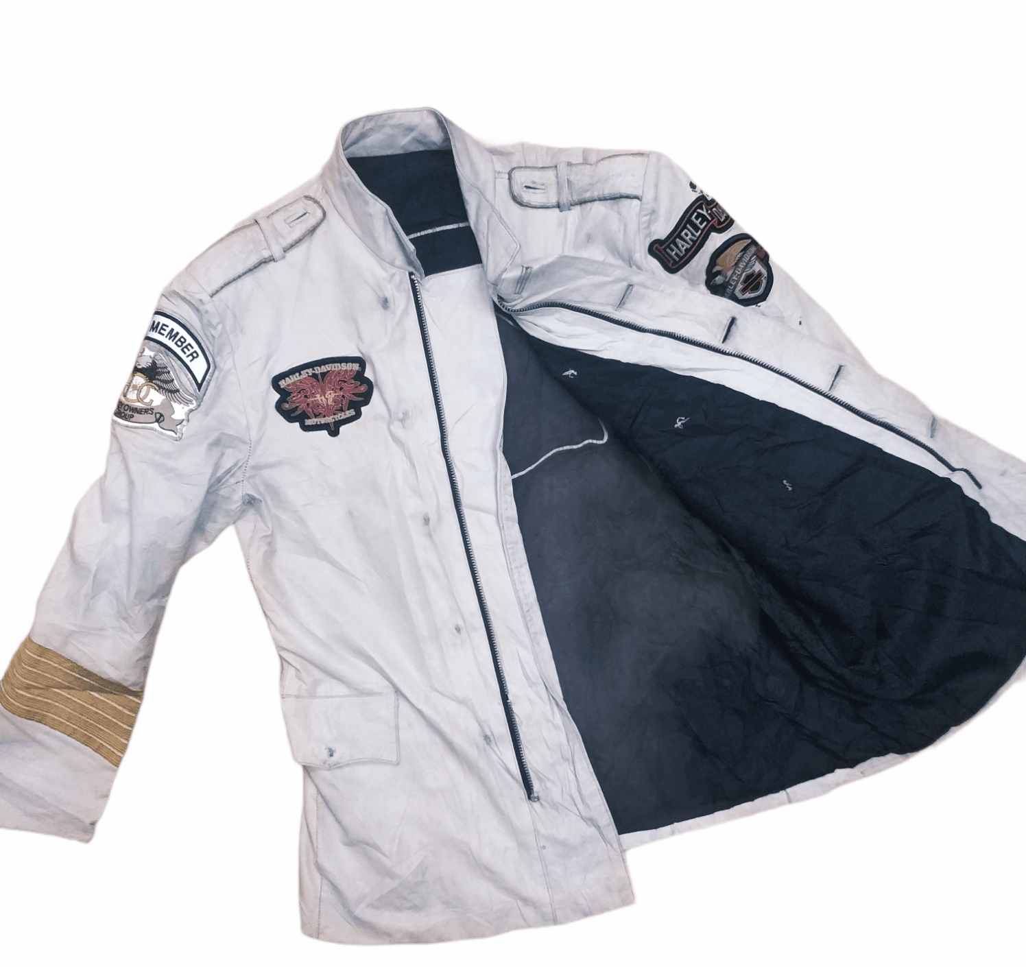 Harley Davidson 🔥Rare Vintage Harley Davidson Pilot Jacket Size US S / EU 44-46 / 1 - 1 Thumbnail