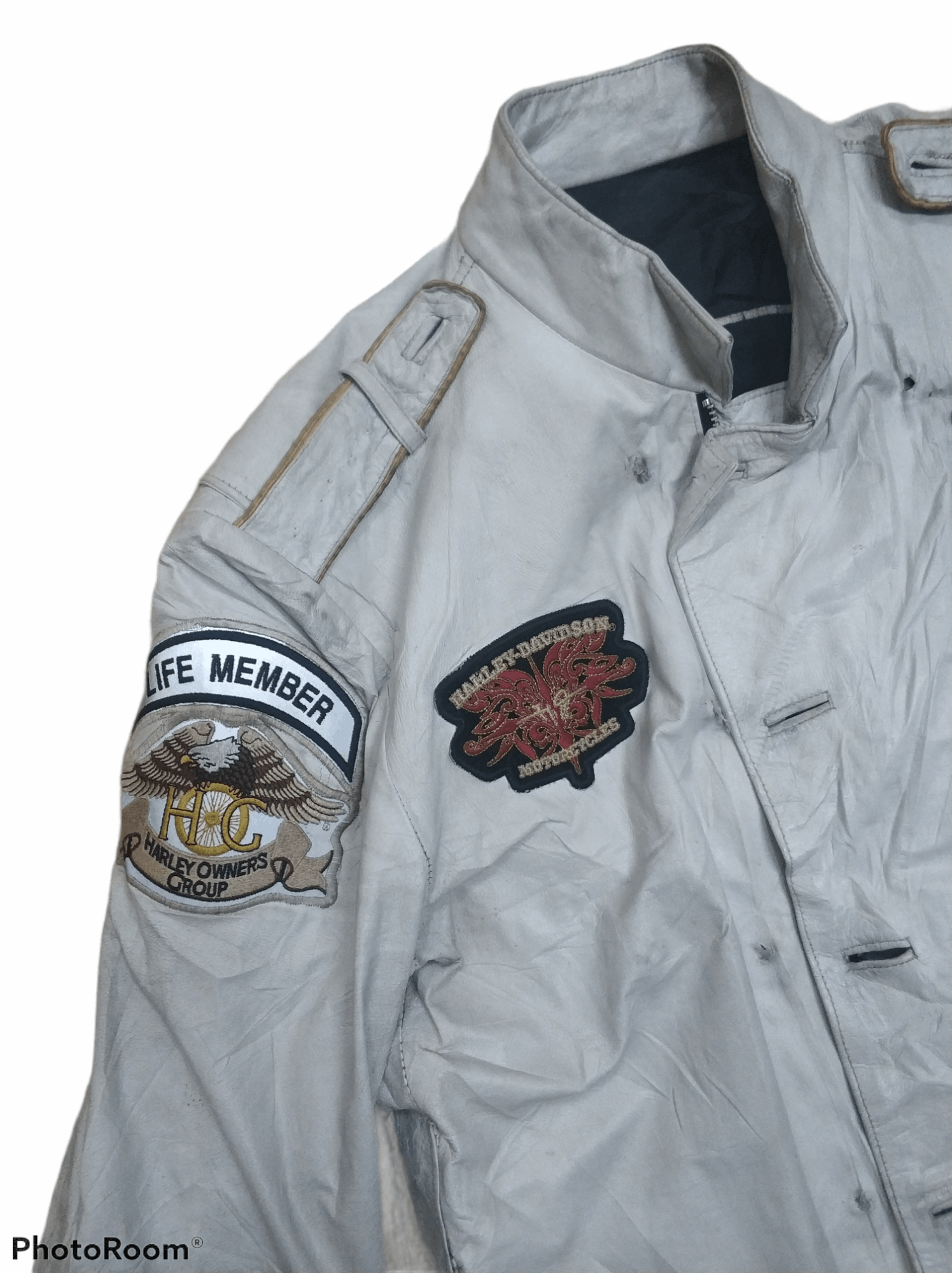 Harley Davidson 🔥Rare Vintage Harley Davidson Pilot Jacket Size US S / EU 44-46 / 1 - 8 Thumbnail