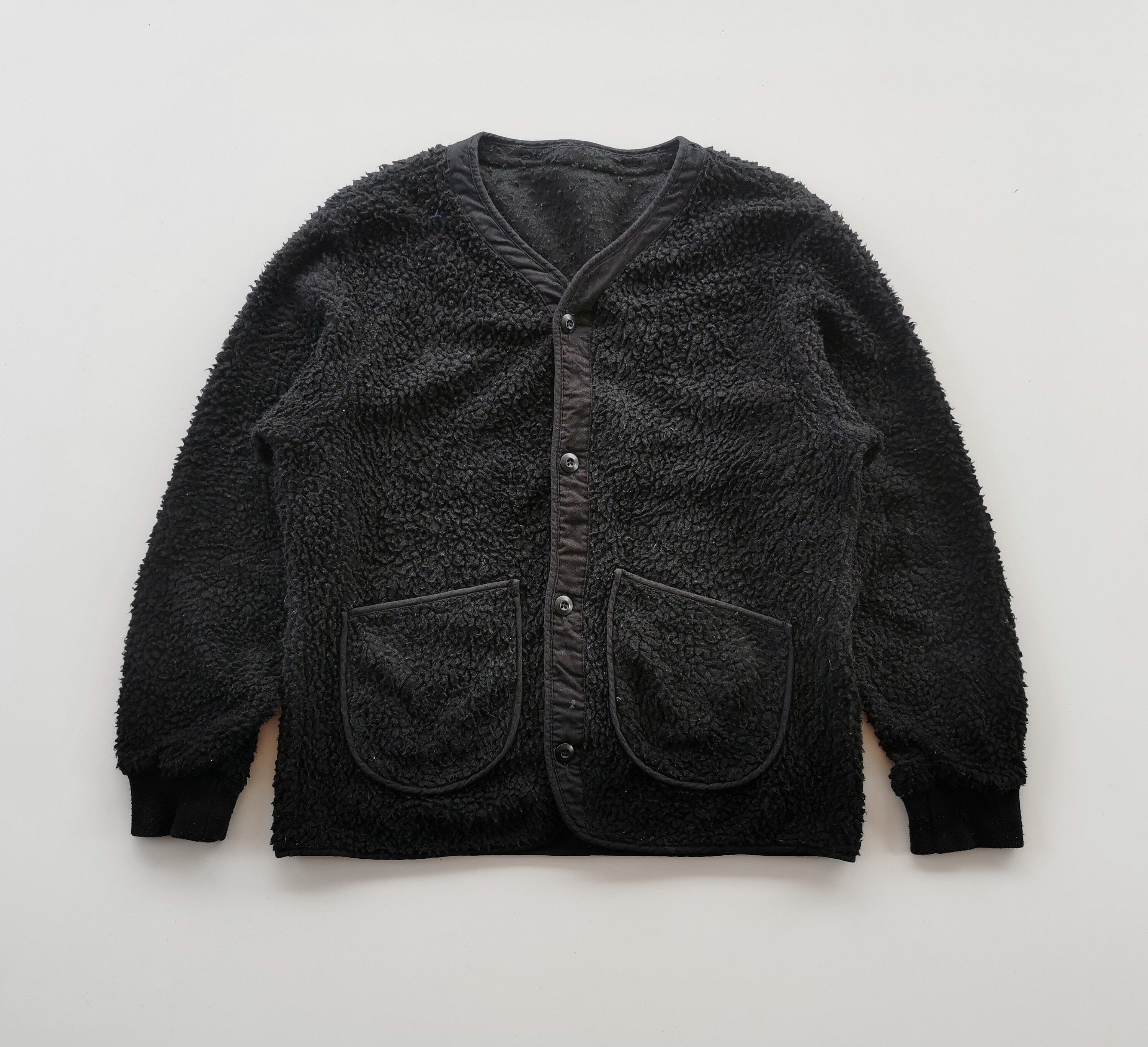 Army Of Me Vintage Avirex Bulky Fleece Cardigan Size US XL / EU 56 / 4 - 2 Thumbnail