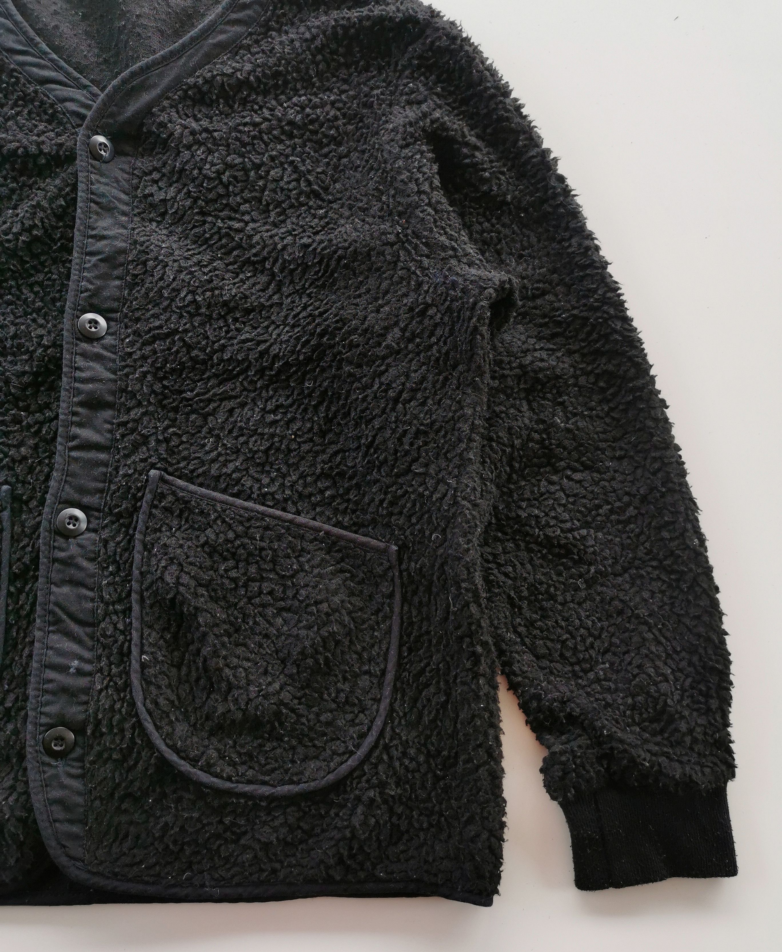 Army Of Me Vintage Avirex Bulky Fleece Cardigan Size US XL / EU 56 / 4 - 3 Thumbnail