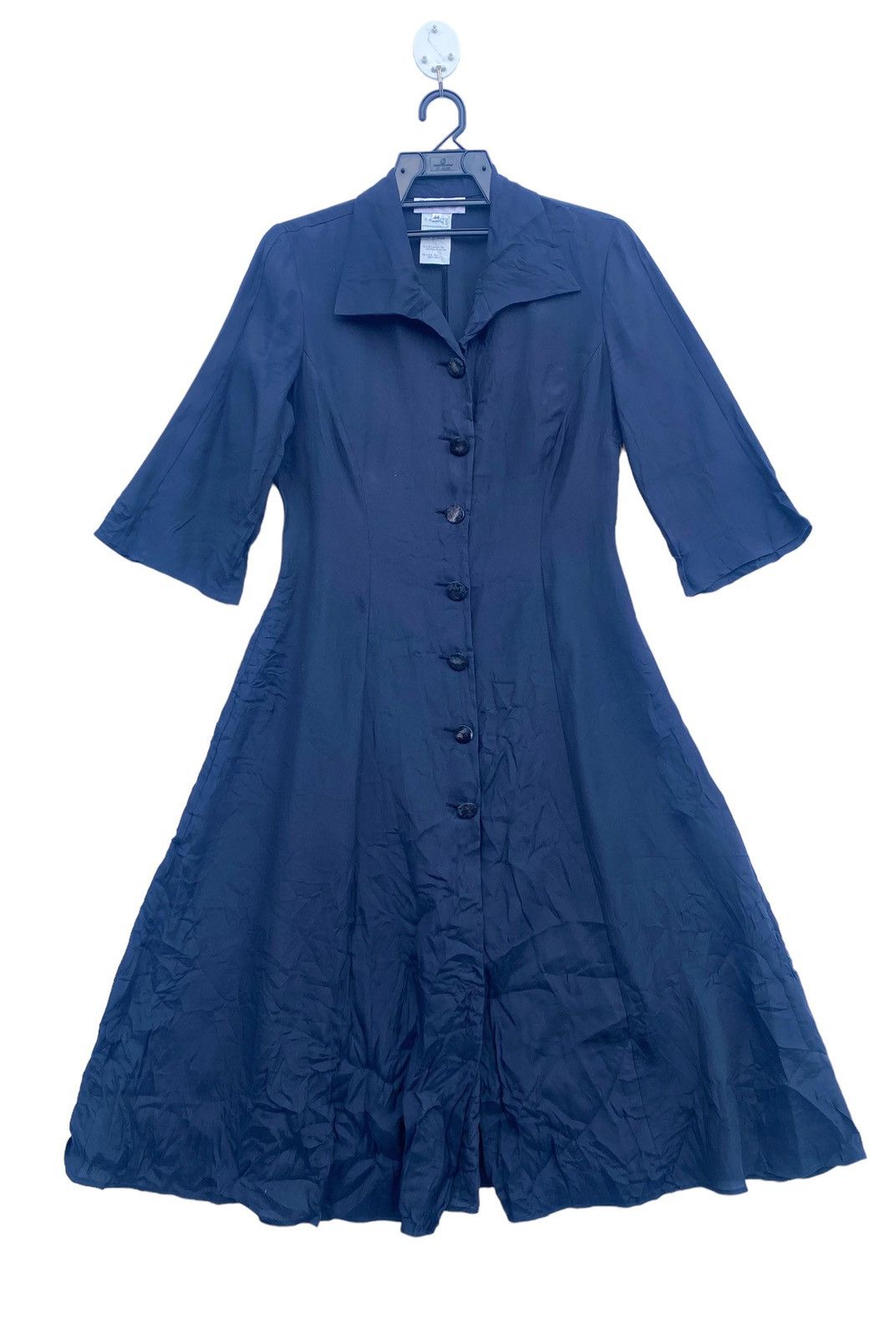 Guy Laroche × Vintage Vtg 90s rare Guy Laroche cotton/silk dress button up Size M / US 6-8 / IT 42-44 - 1 Thumbnail