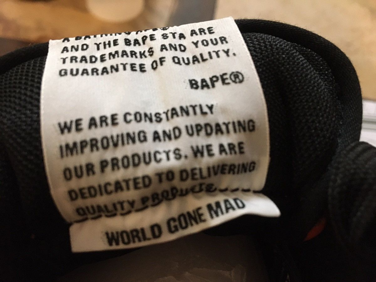 Bape Bapesta Low Mad Shark Size US 10 / EU 43 - 10 Thumbnail
