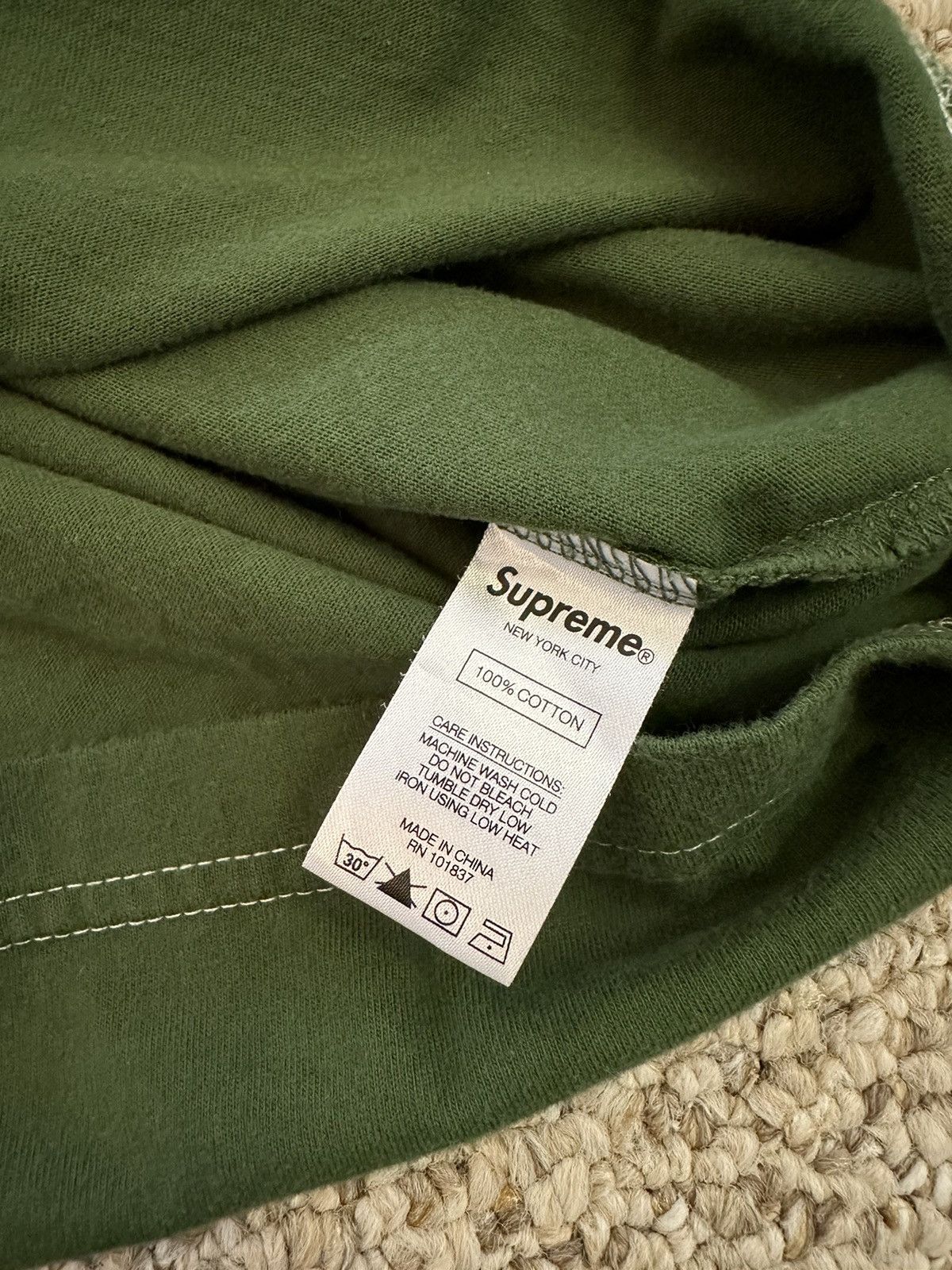 Supreme Supreme Pocket Tee Size US M / EU 48-50 / 2 - 4 Thumbnail