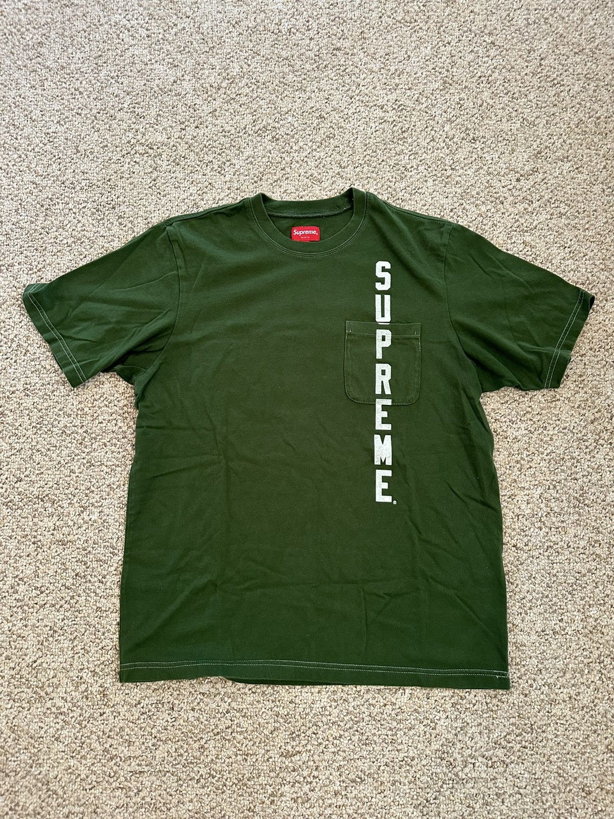 Supreme Supreme Pocket Tee Size US M / EU 48-50 / 2 - 1 Thumbnail