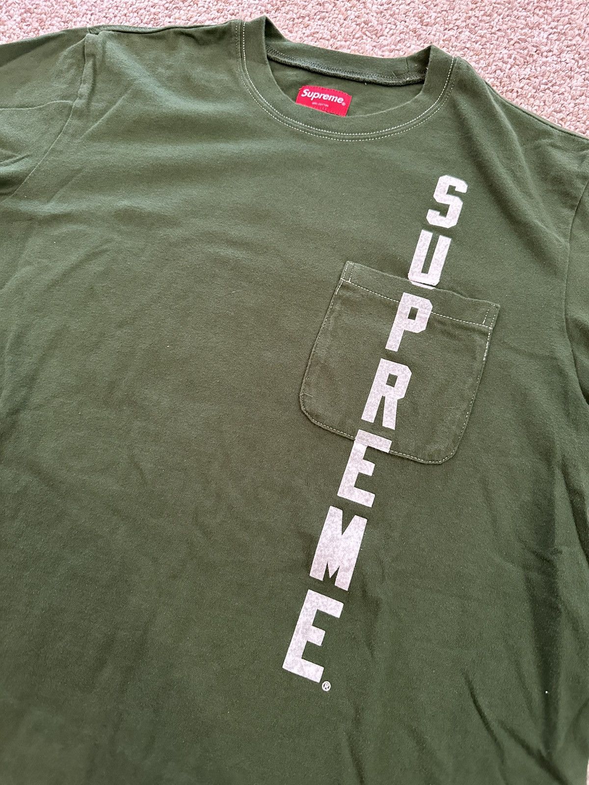 Supreme Supreme Pocket Tee Size US M / EU 48-50 / 2 - 2 Thumbnail