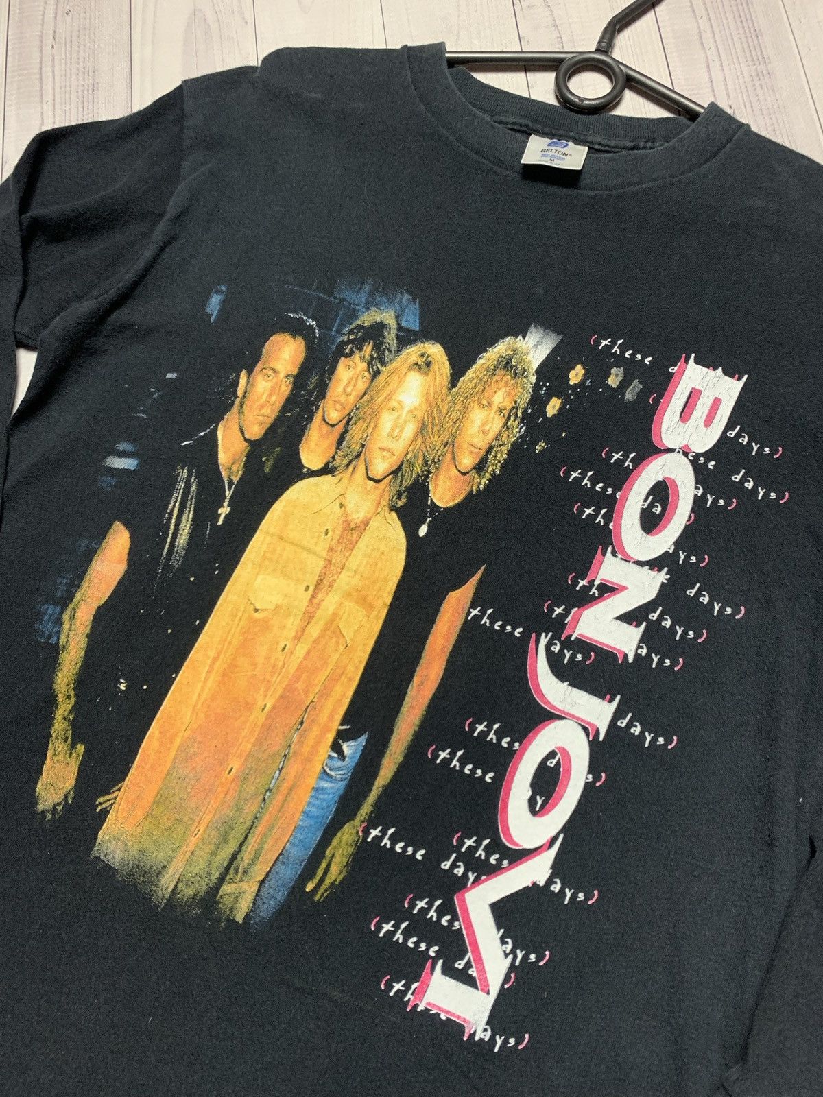 Bon Jovi × Vintage Vintage Bon Jovi tour 1996 tee long sleeve rare Band size S Size US S / EU 44-46 / 1 - 4 Thumbnail